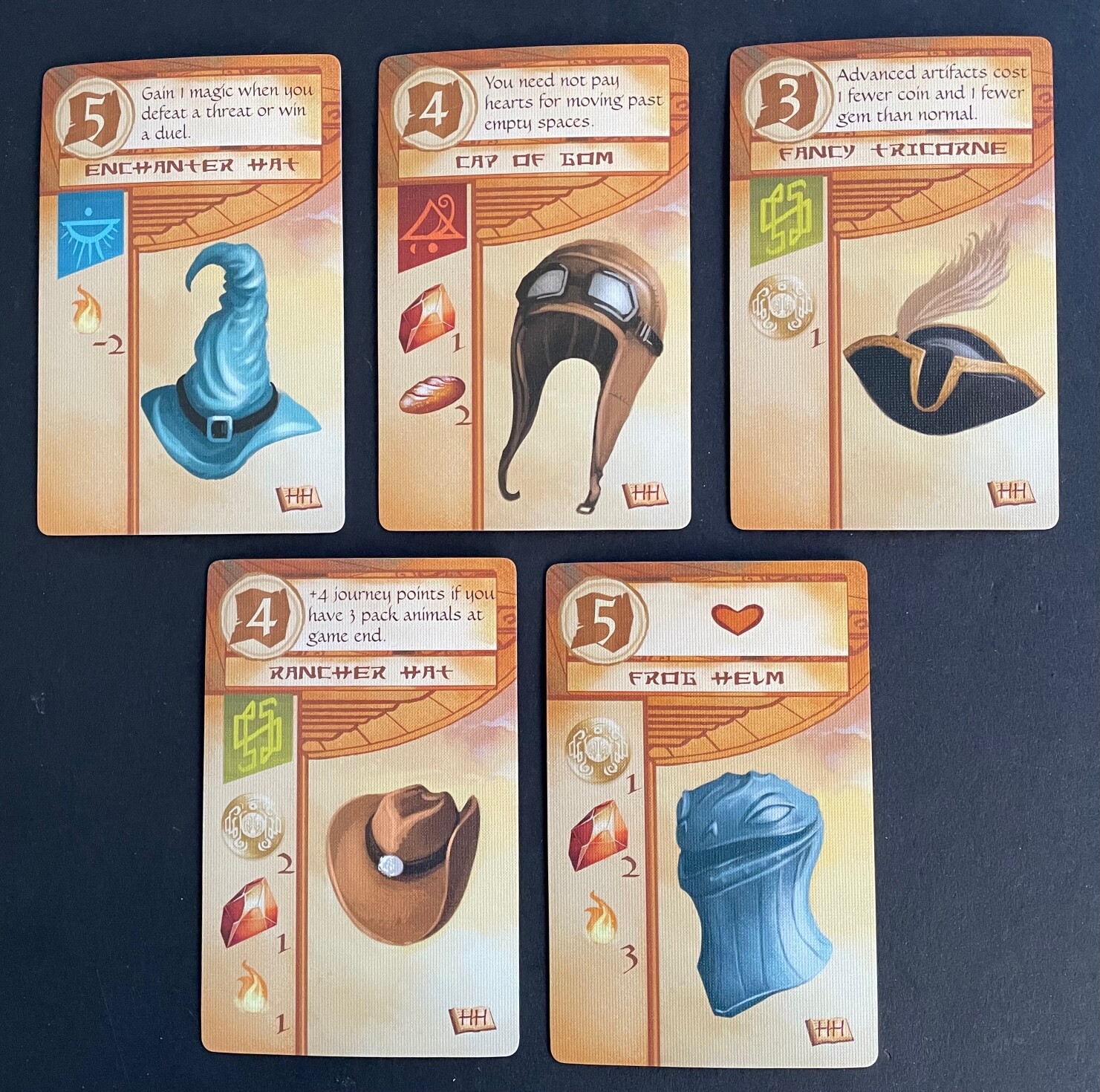 Headwear Promo Card Pack for NEAR AND FAR from Red Raven Games NEW