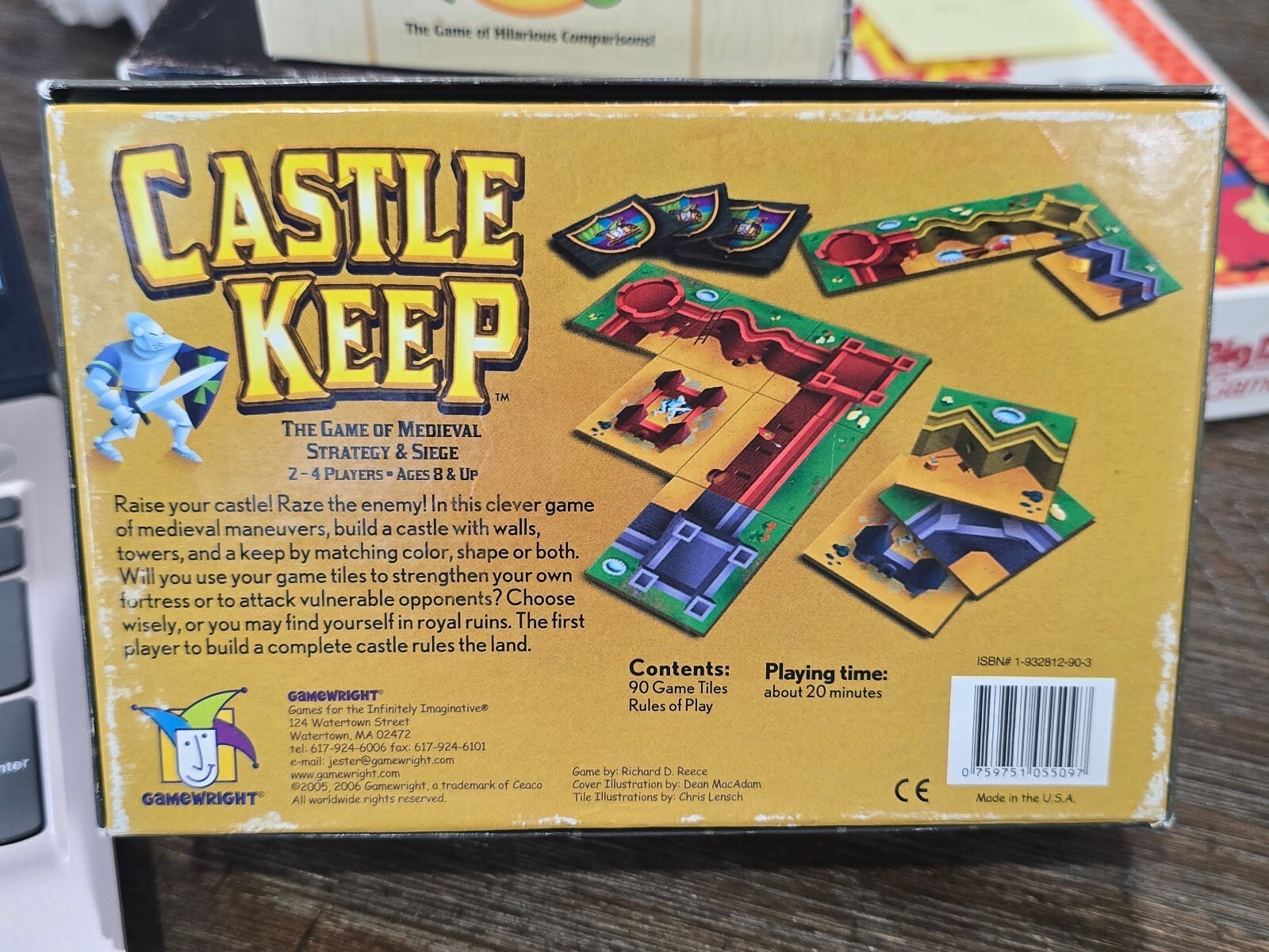 Castle Keep Board Game – Medieval Strategy & Siege Game for 2-4 Players Ages 8+