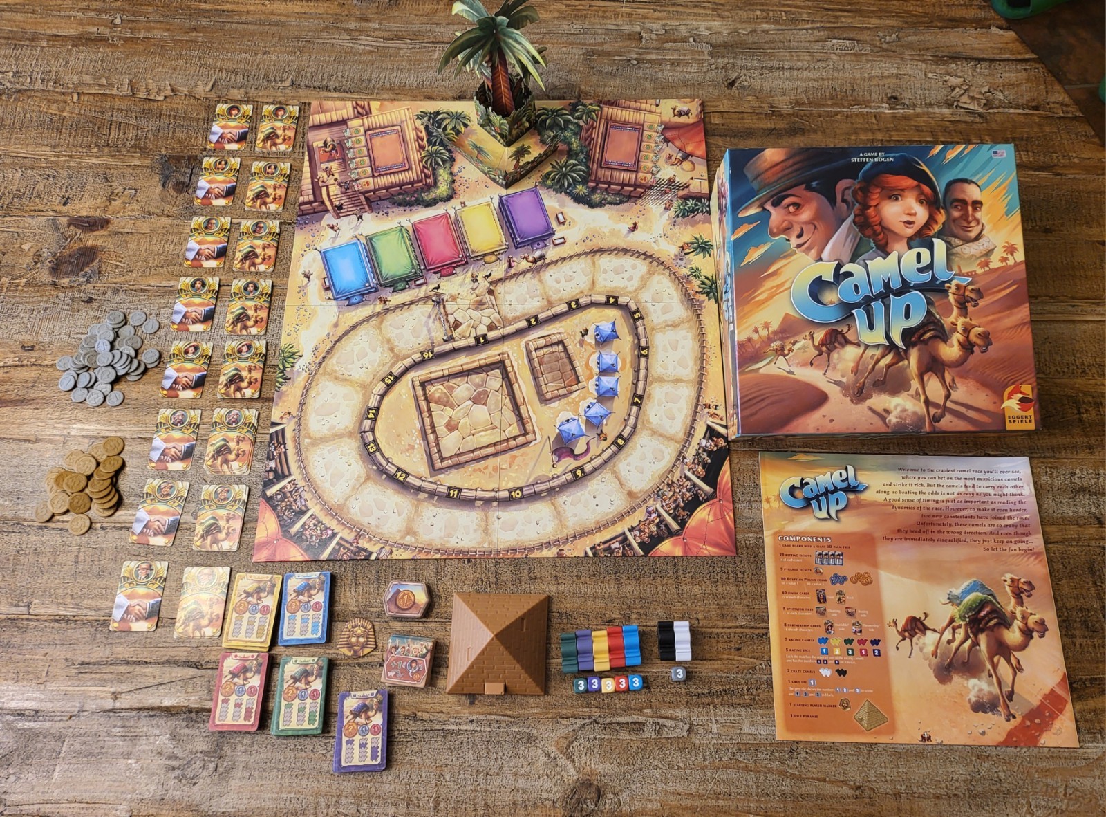 CAMEL UP Second Edition 2018 Strategy Dice Game Family Board Game