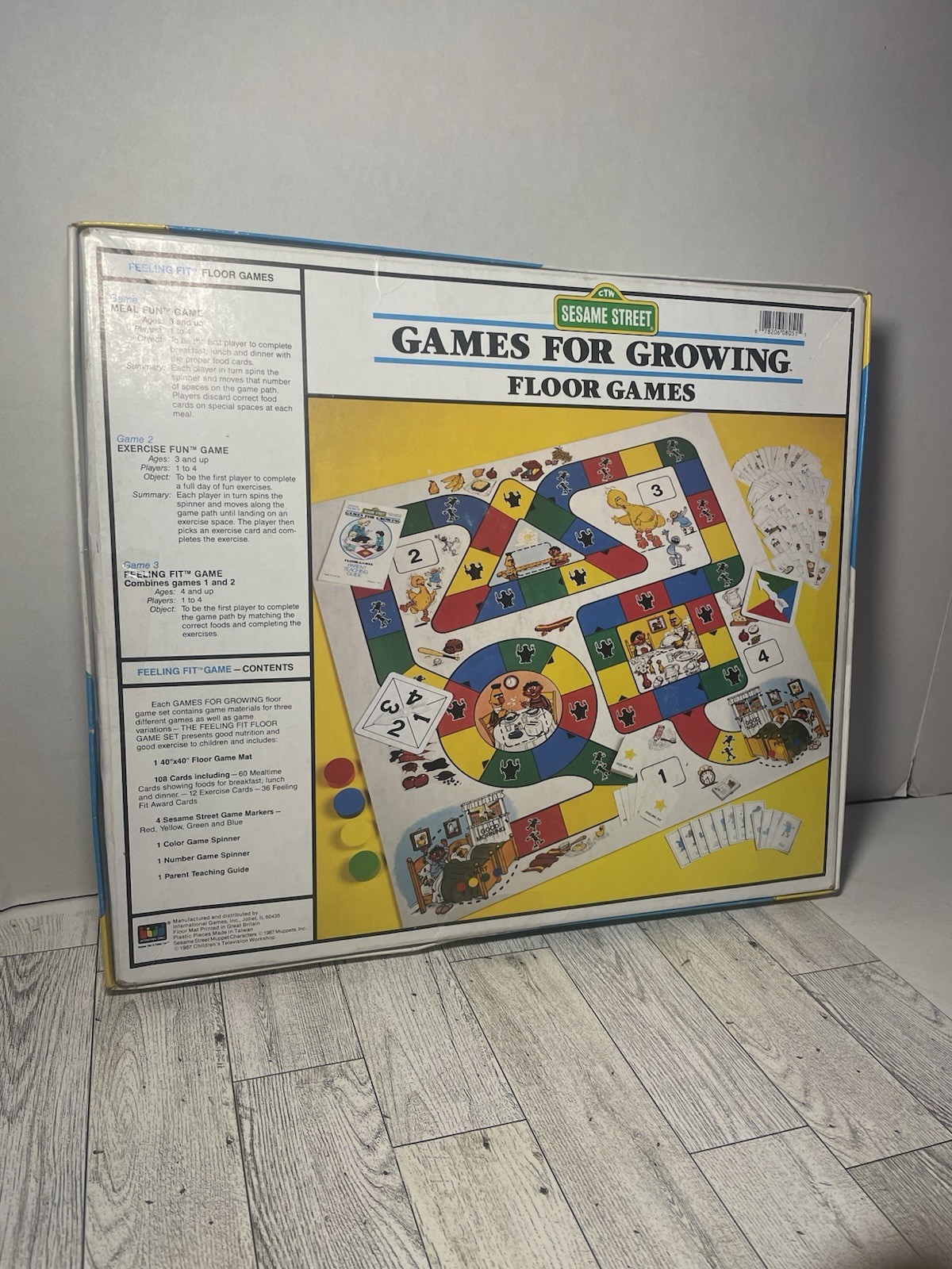 Sesame Street Games For Growing Preschool Floor Game Feeling Fit