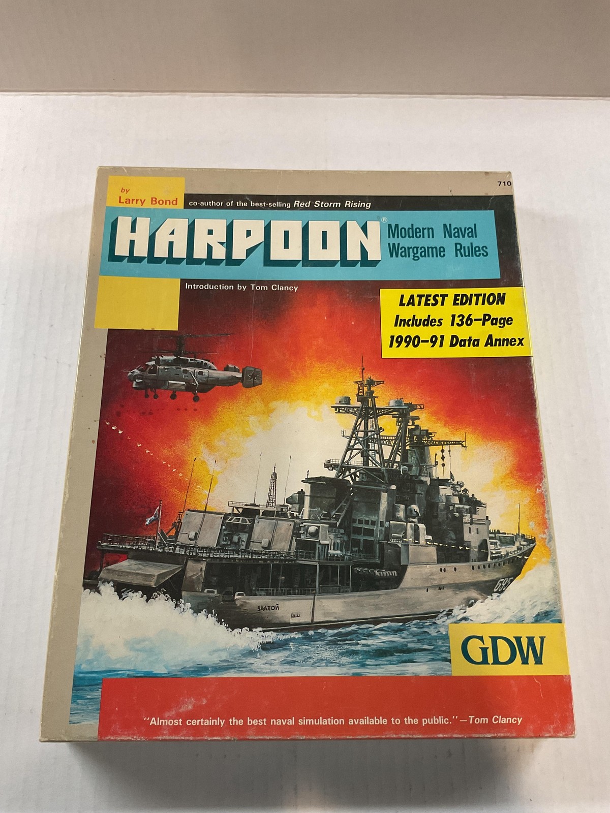 GDW Harpoon Modern Naval Wargame Complete Game 1987 United States Boxed Set