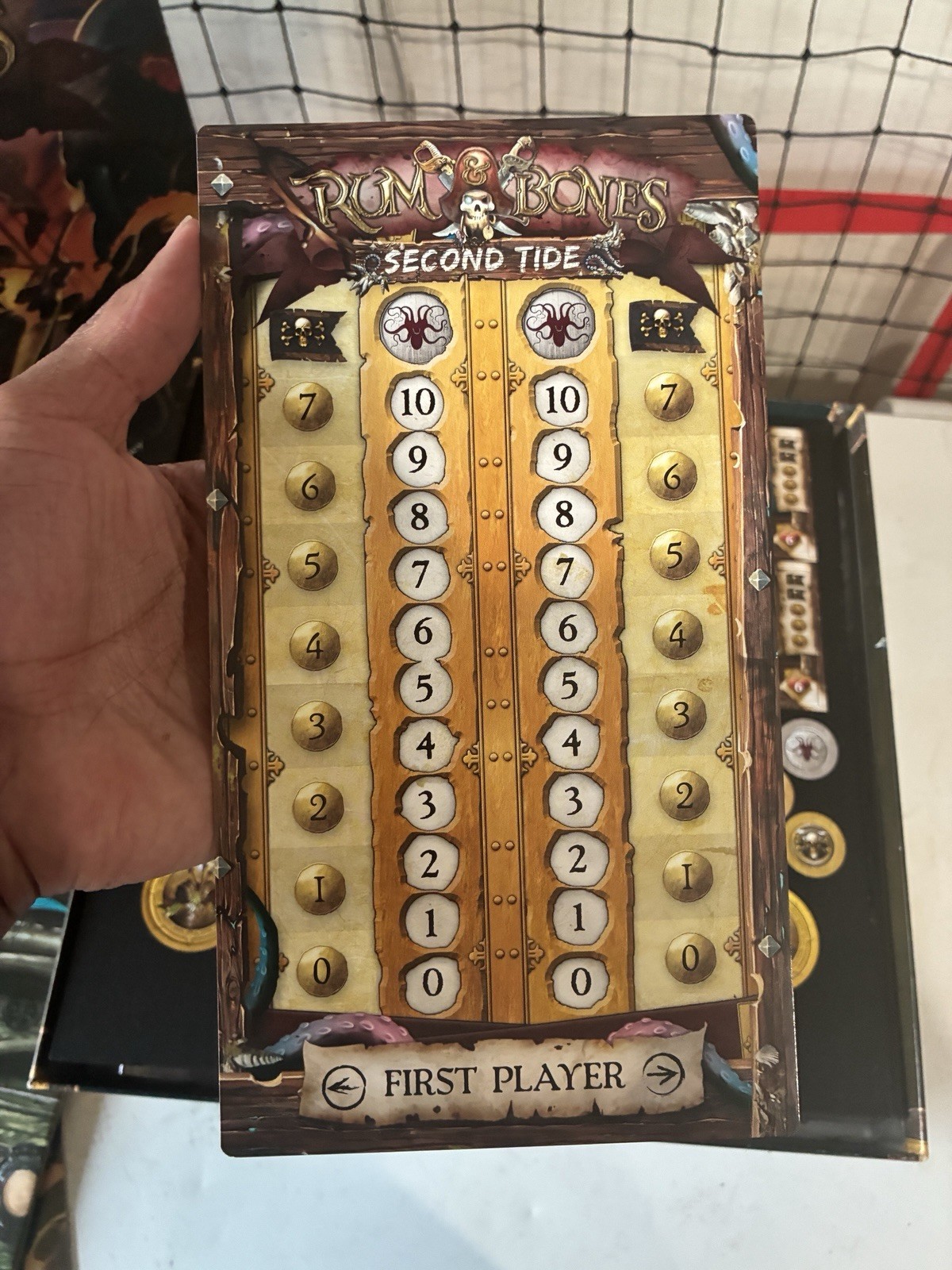 Boardgame Rum & Bones – Second Tide + 3 Faction Expansions – Used