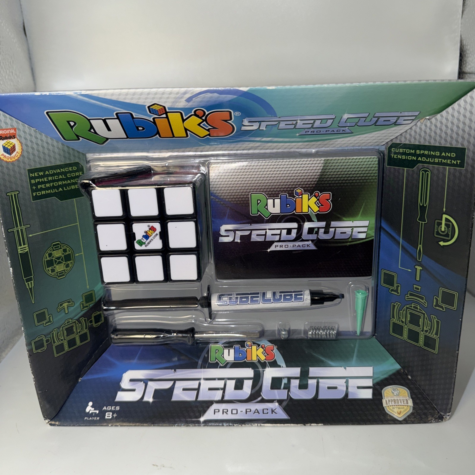 Rubik’s Speed Cube Pro Pack Kit Winning Moves Games New In Box Cubing