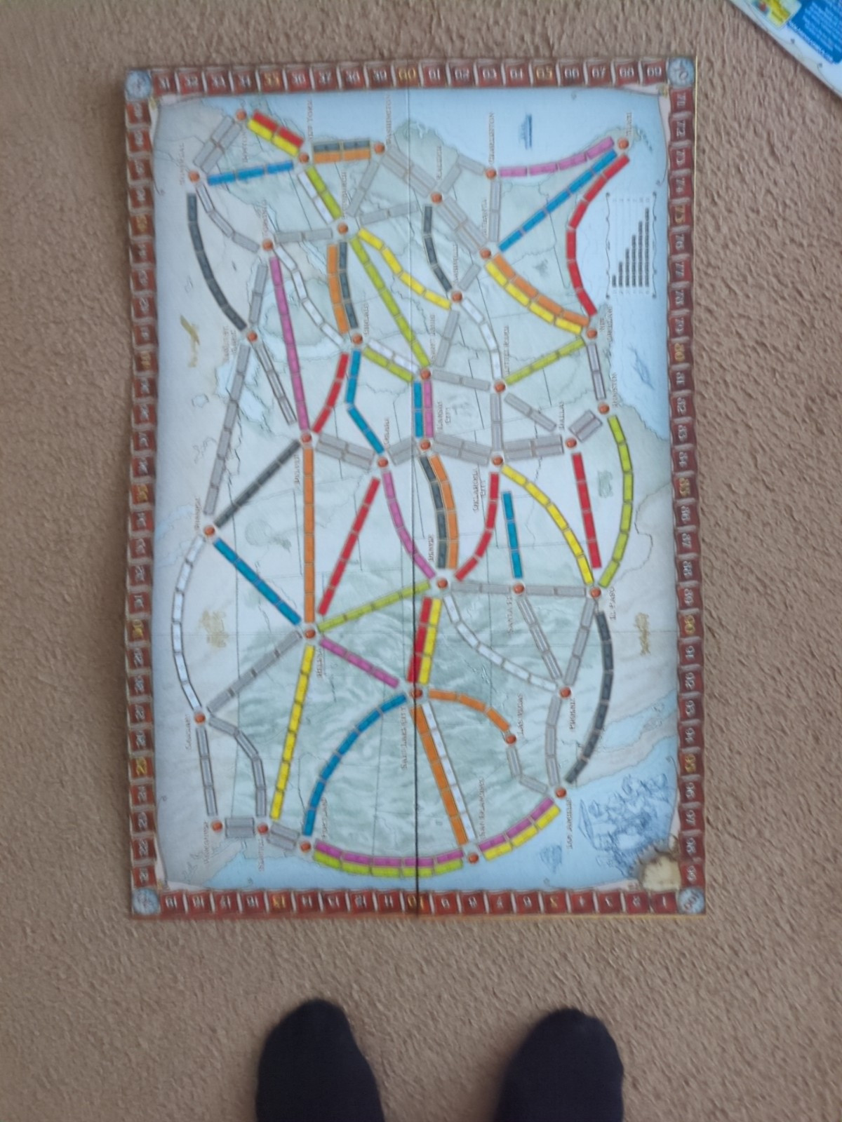 Days of Wonder Ticket To Ride by Alan R. Moon Train Adventure Board Game 2012