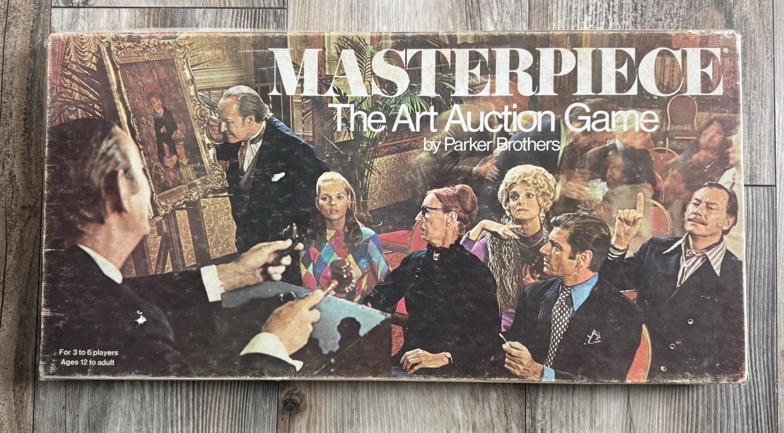VTG!! 1970 Masterpiece The Art Auction Board Game Parker Brothers 100% COMPLETE!