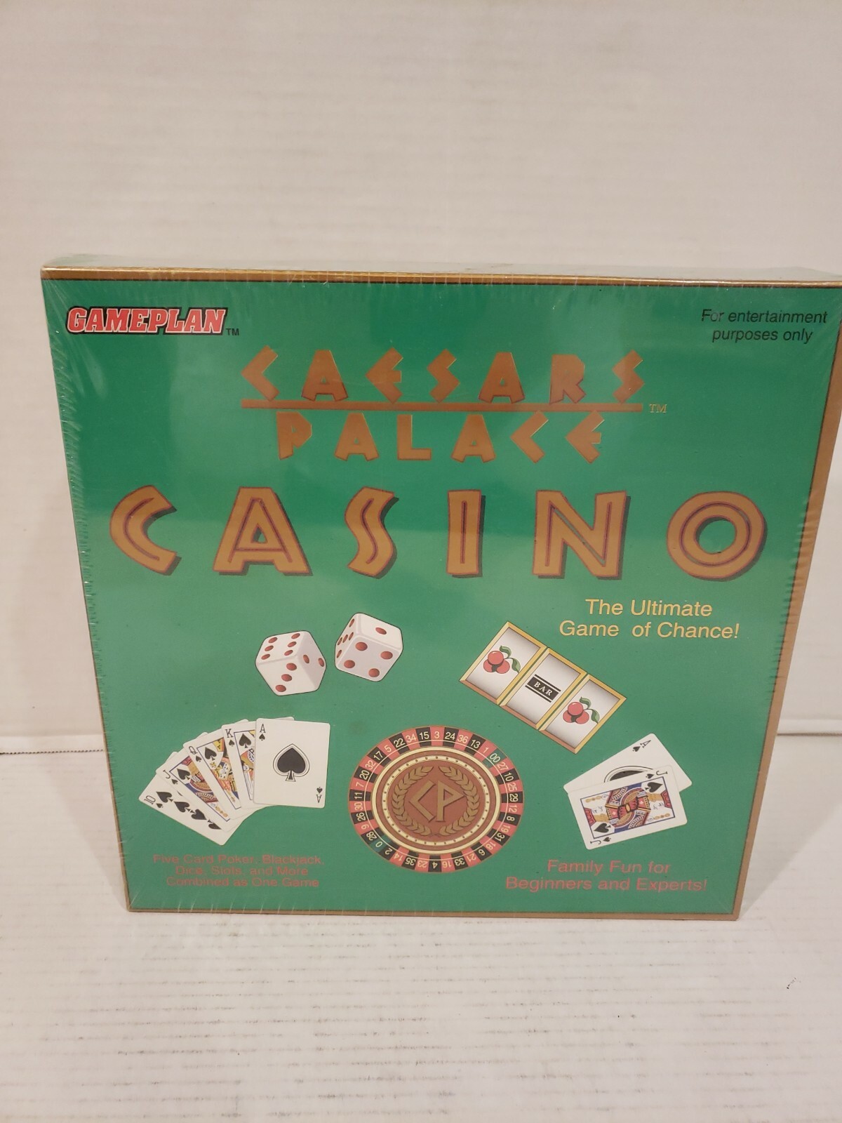 Vintage Gameplan Caesars Palace Casino Board Game 1995 BRAND NEW SEALED PACKAGE