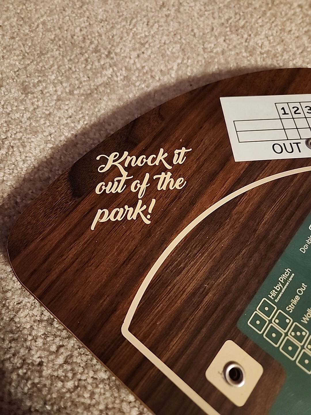 Hammer + Axe | Baseball Wooden Board Game for 2 to 8 Players (Board Only)