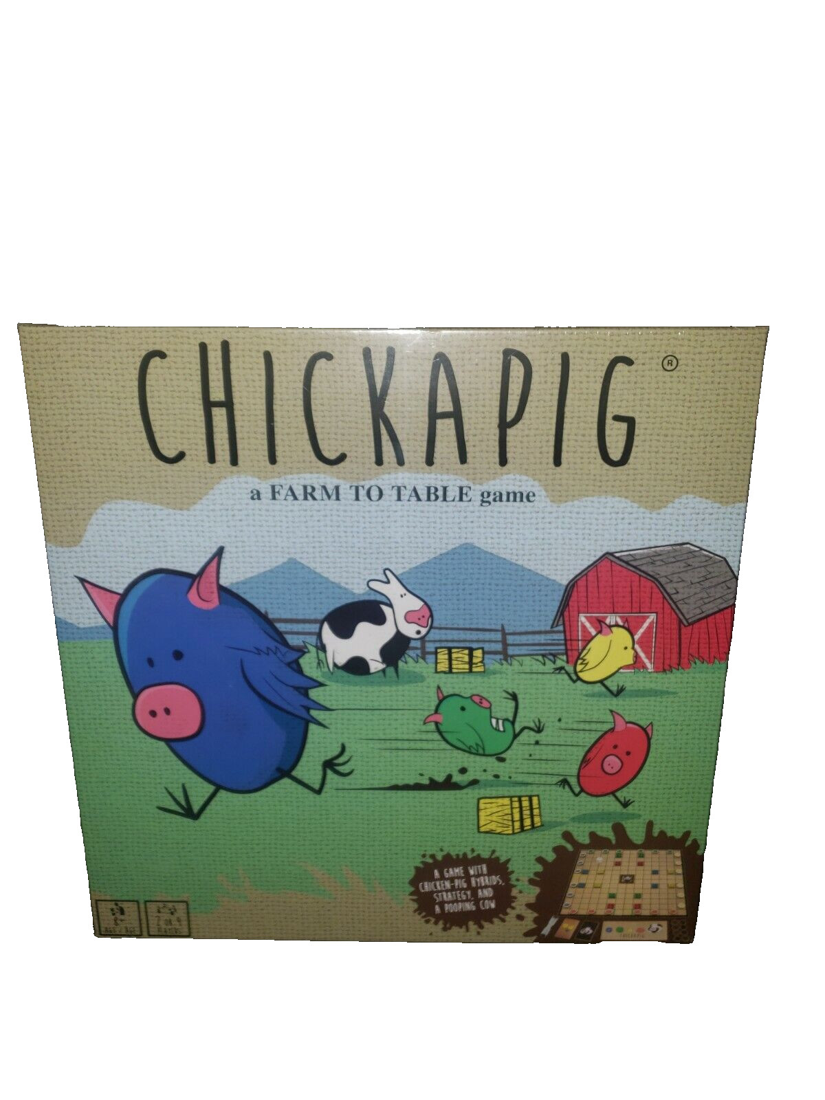 Chickapig Board Game Family Ages 8+ 2-4 Players NEW