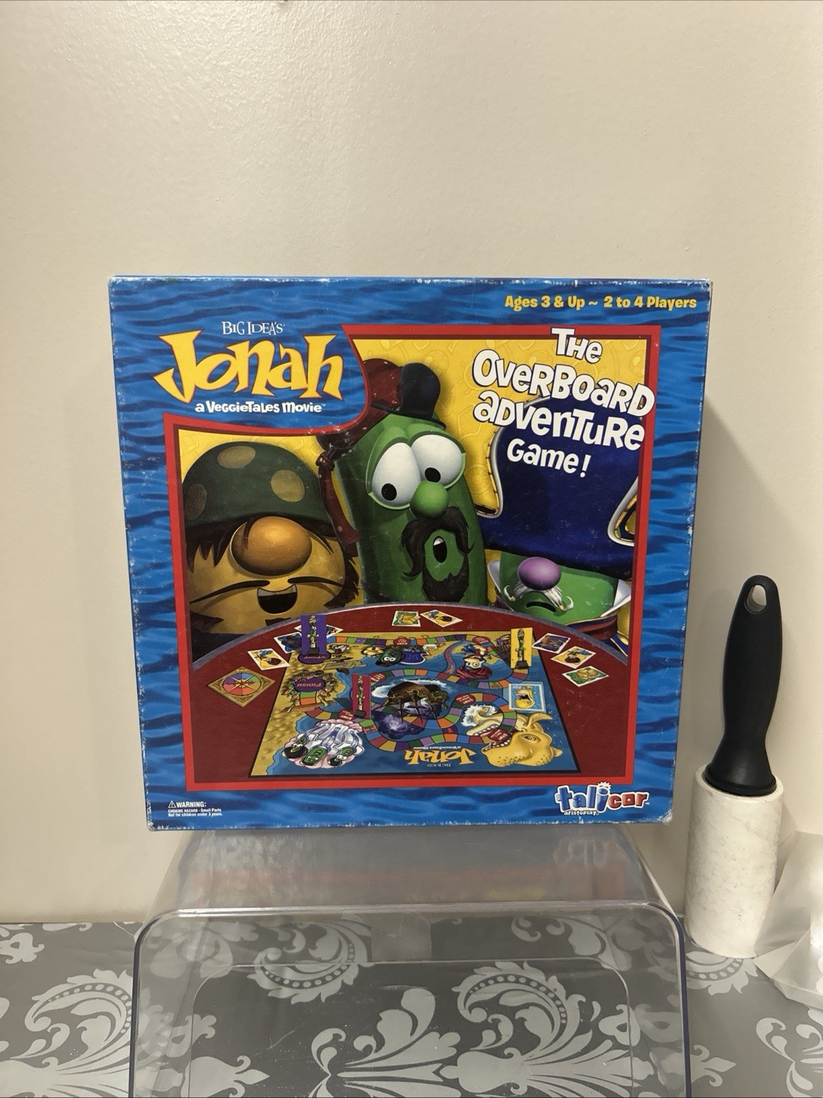 Vintage Jonah The Overboard Adventure Talicor VeggieTales Board Game Parts Only