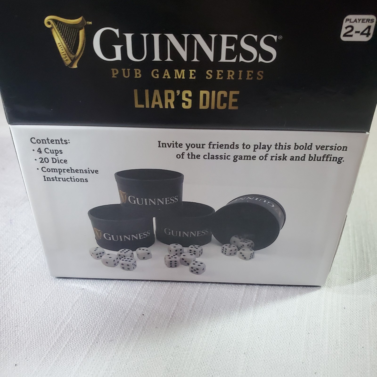 Guinness Pub Game Series, Liar’s Dice Drinking Games St Patrick’s Day