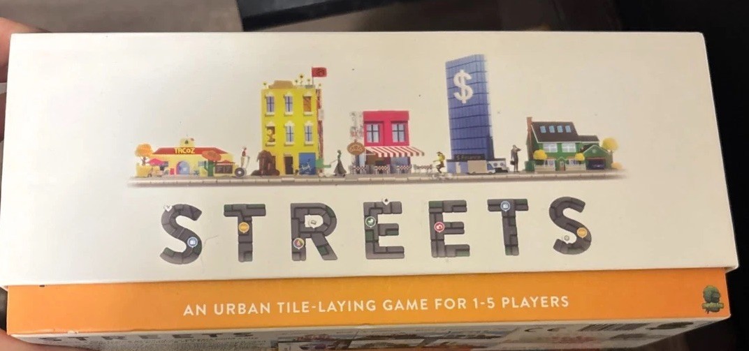 Streets Board Game by Sinister Fish Kickstarter Edition – open box, excellent