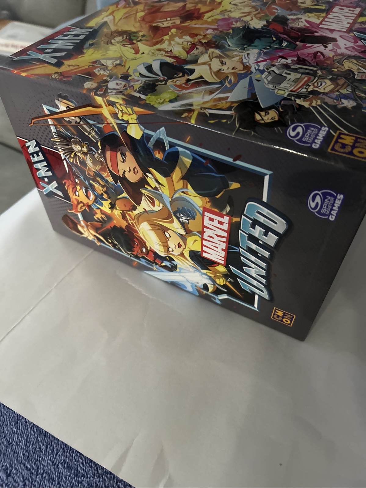 Marvel United X-Men Kickstarter Promos Box Mutant Promo Open Complete