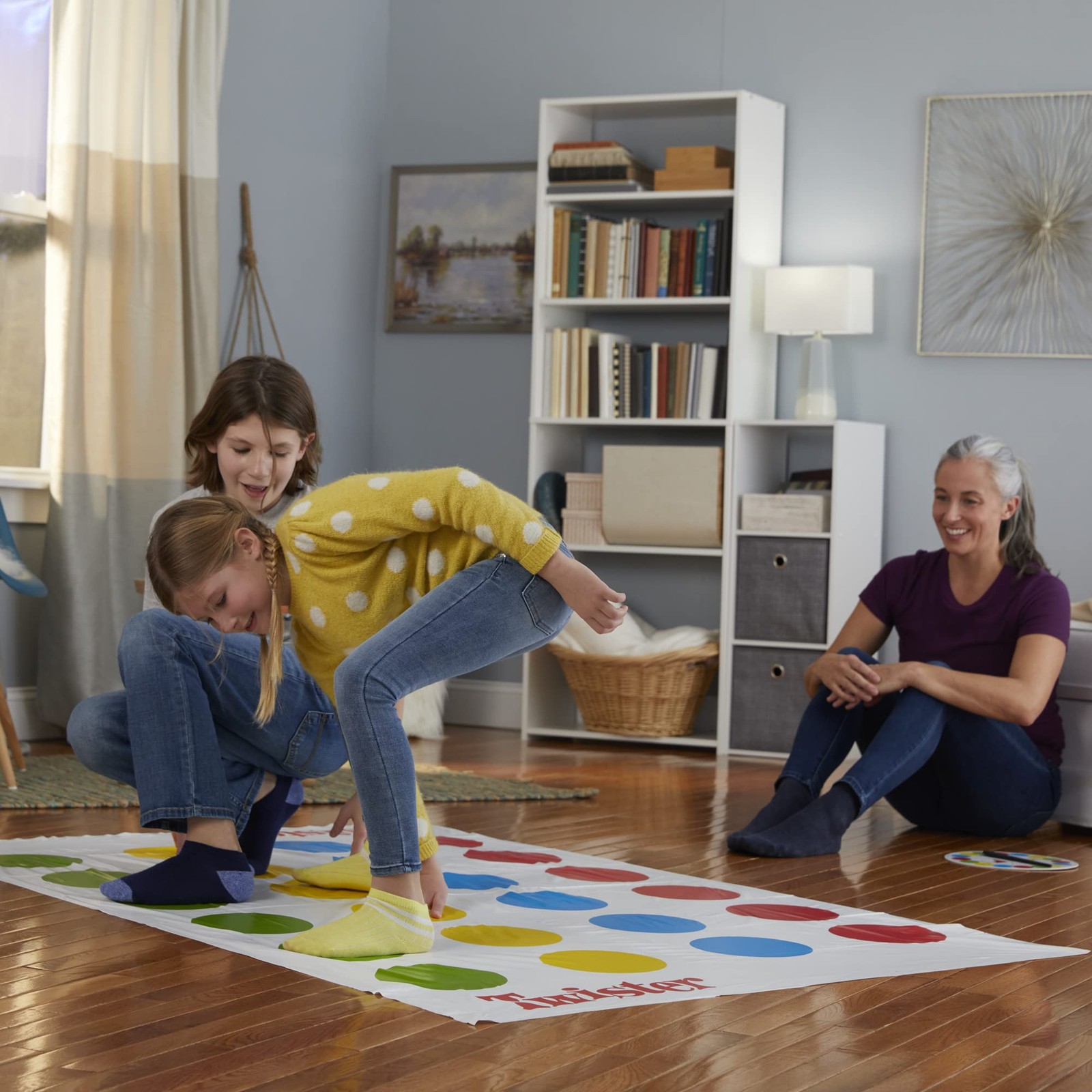 Hasbro Twister Party Classic Board One Size, Red, Yellow, Blue, Green, White