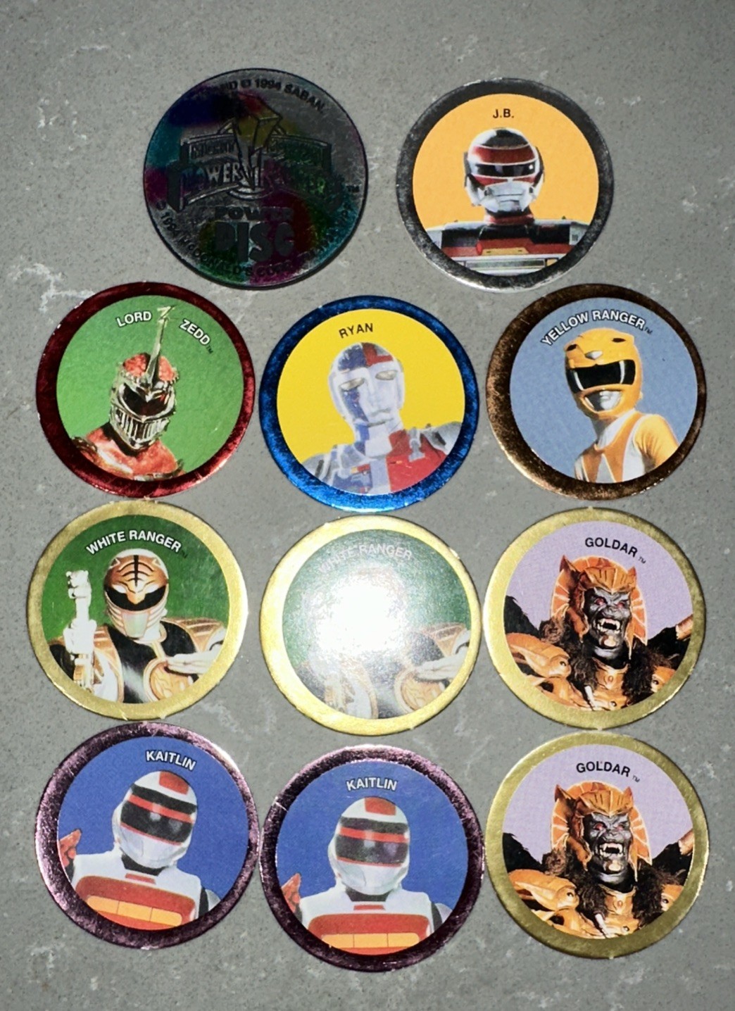 VINTAGE 1990s Lot of 104 POISON Skull Bones Pogs Slammer Whammers Milk Caps