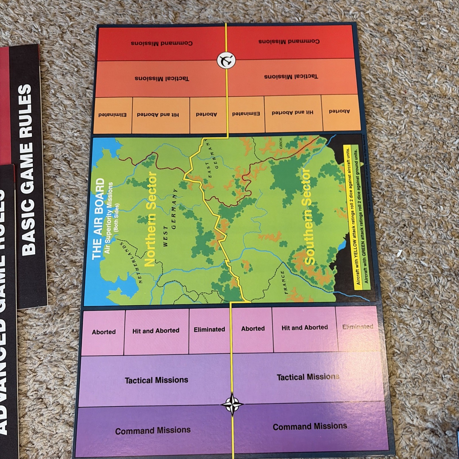 Vintage TSR RED STORM RISING War Board Game 1989 Tom Clancy complete EUC