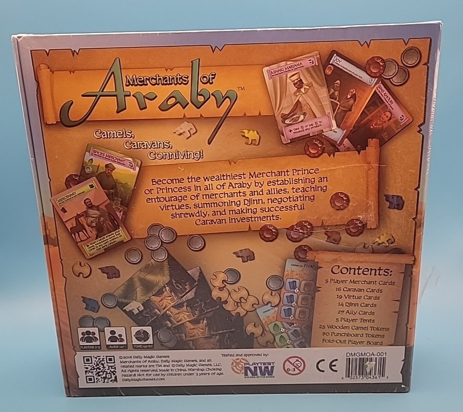 Merchants of Araby Board Game Daily Magic Games BRAND NEW