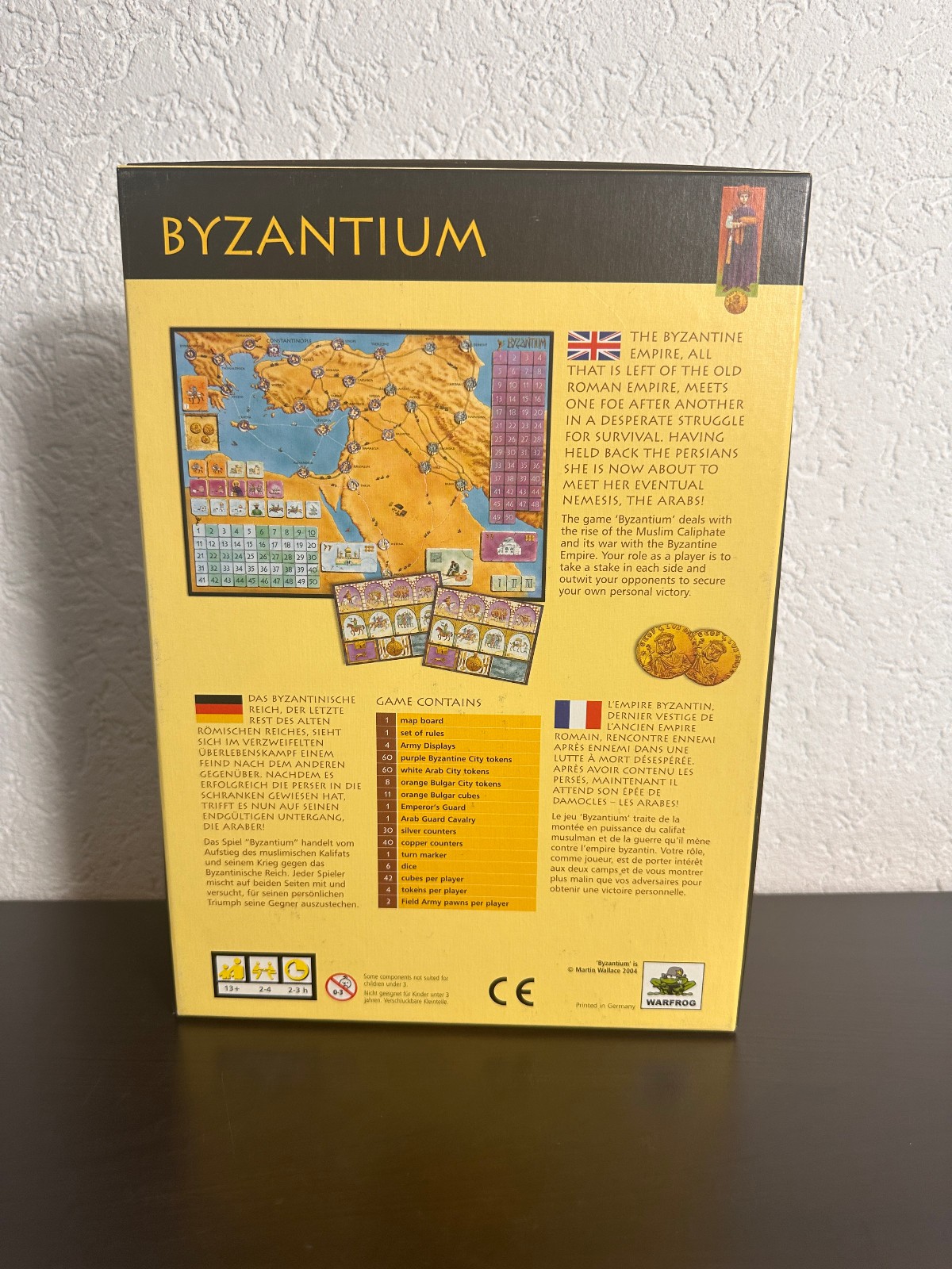 Byzantium | Warfrog | Martin Wallace | Board Game | Complete | Very Good