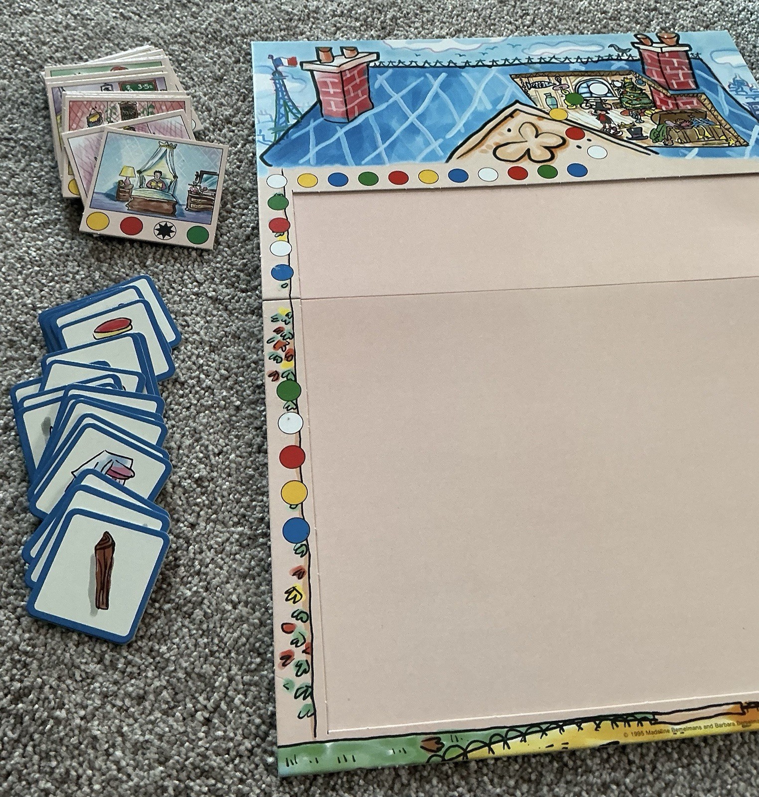 Ravensburger Madeline’s House Board Game 1995 Vintage Complete Family Kids