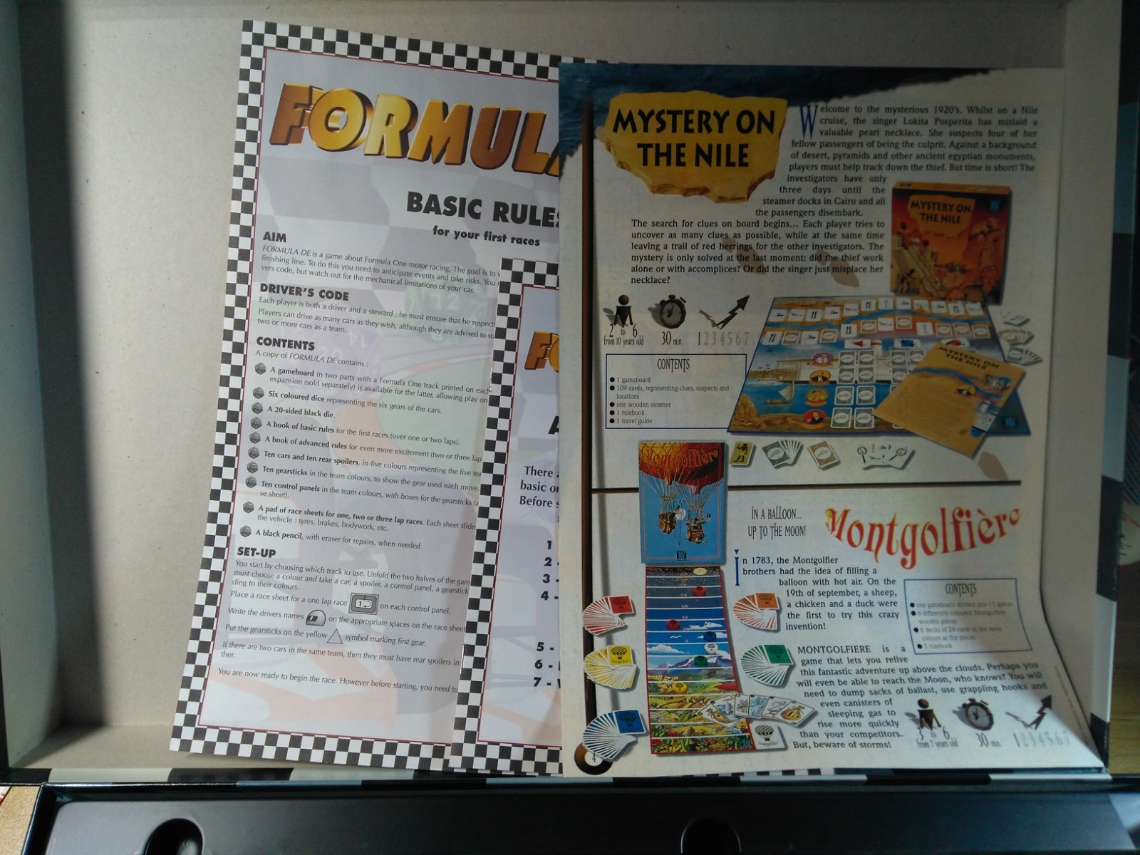 FORMULA DE – Motor Racing Board Game [complete]