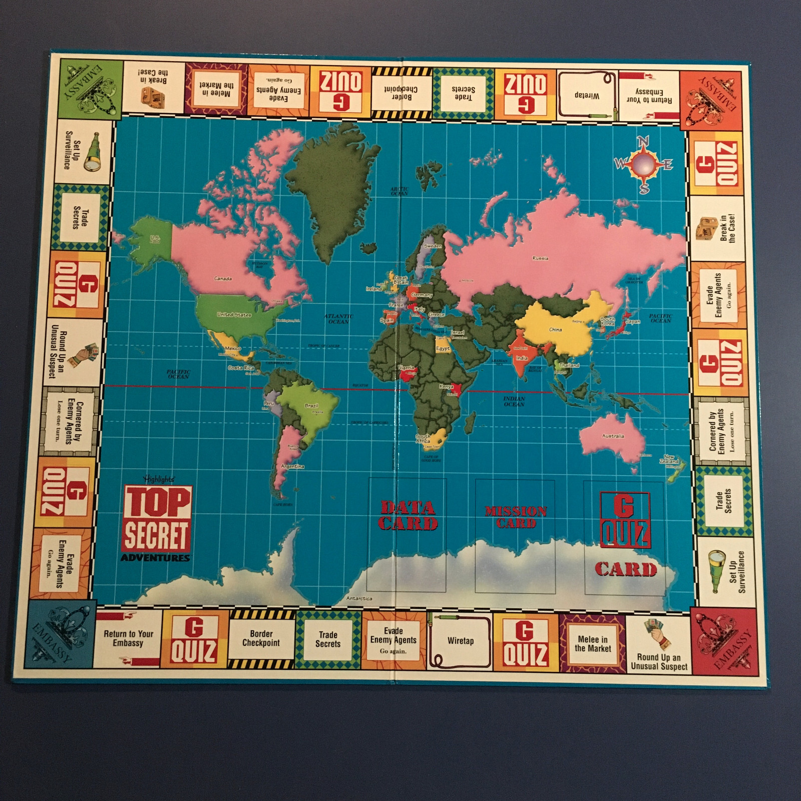 Highlights Top Secret Adventure Game 100% Complete Educational Geography