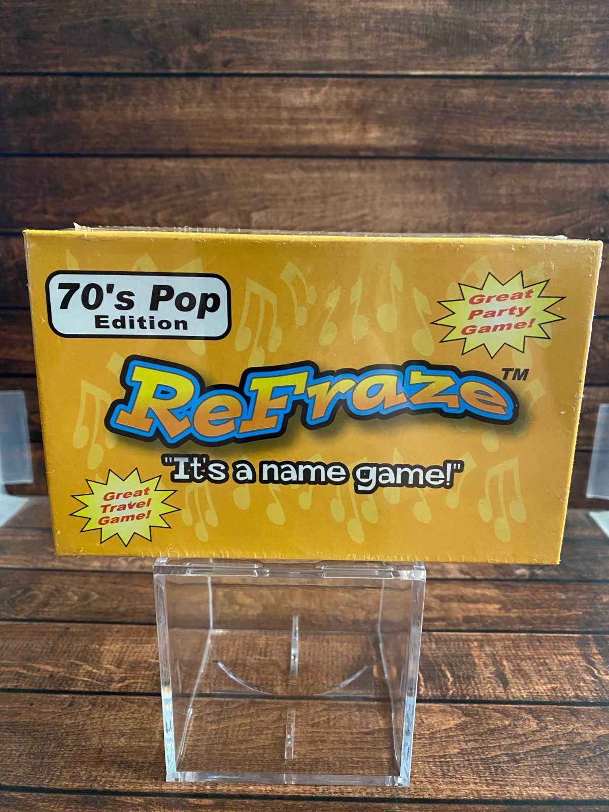 Talicor ReFraze 70’s Pop Edition Card Game Sealed New Party Travel