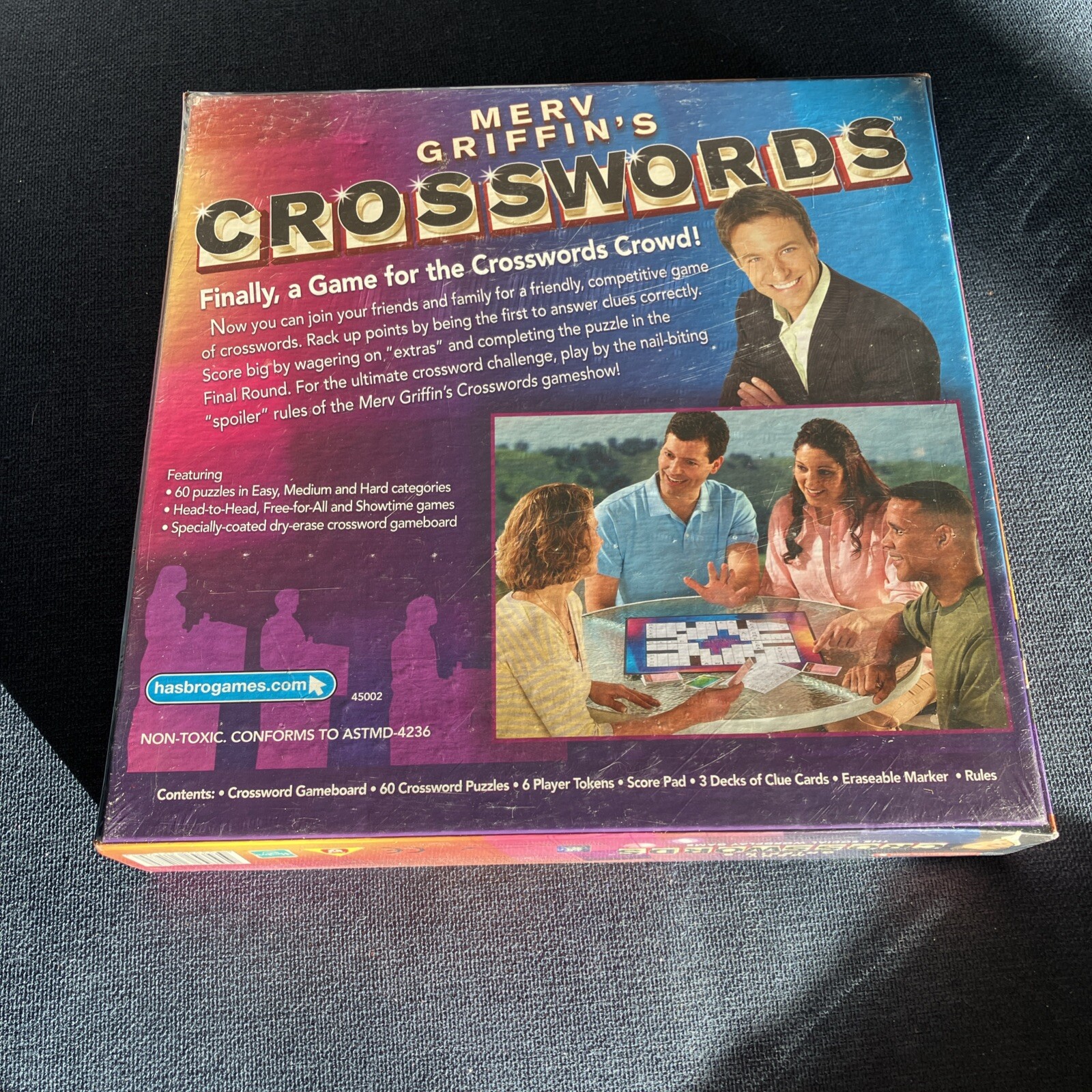Merv Griffin’s Crosswords The Social Wordplay Board Game Hasbro Games Sealed 12+