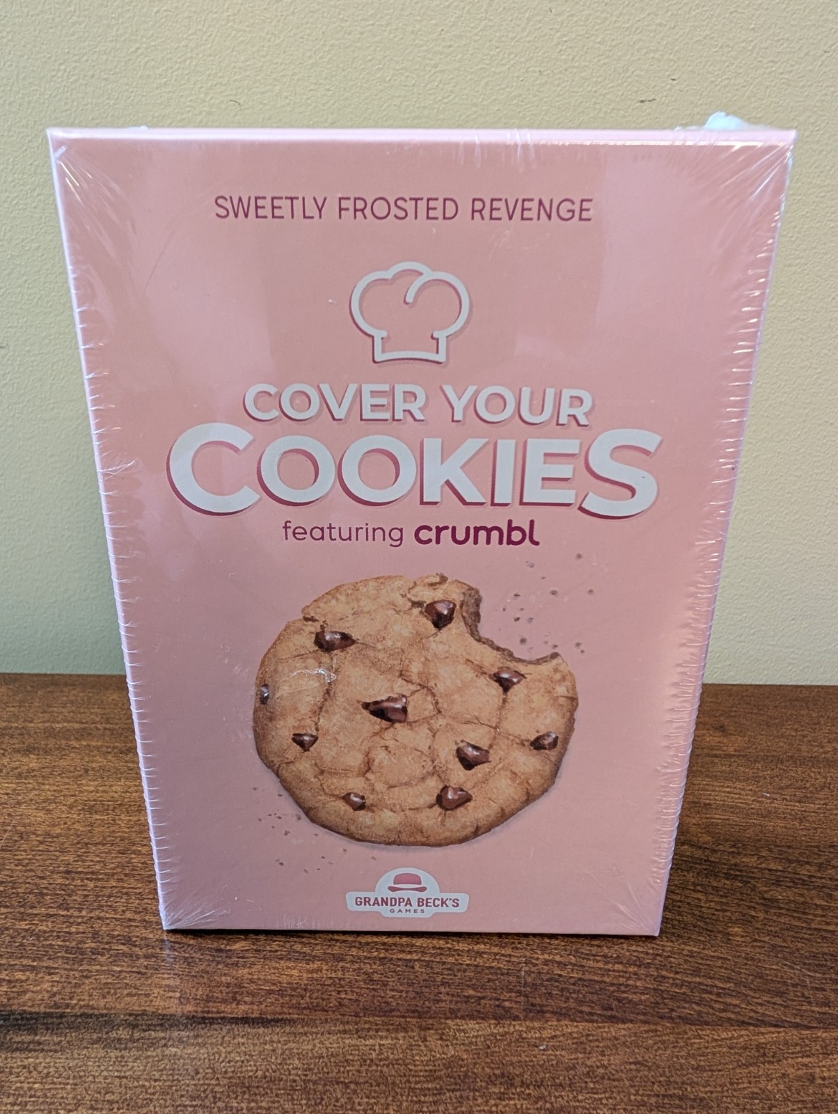 Cover Your Cookies featuring Crumbl Grandpa Beck’s Games Sweetly Frosted Revenge
