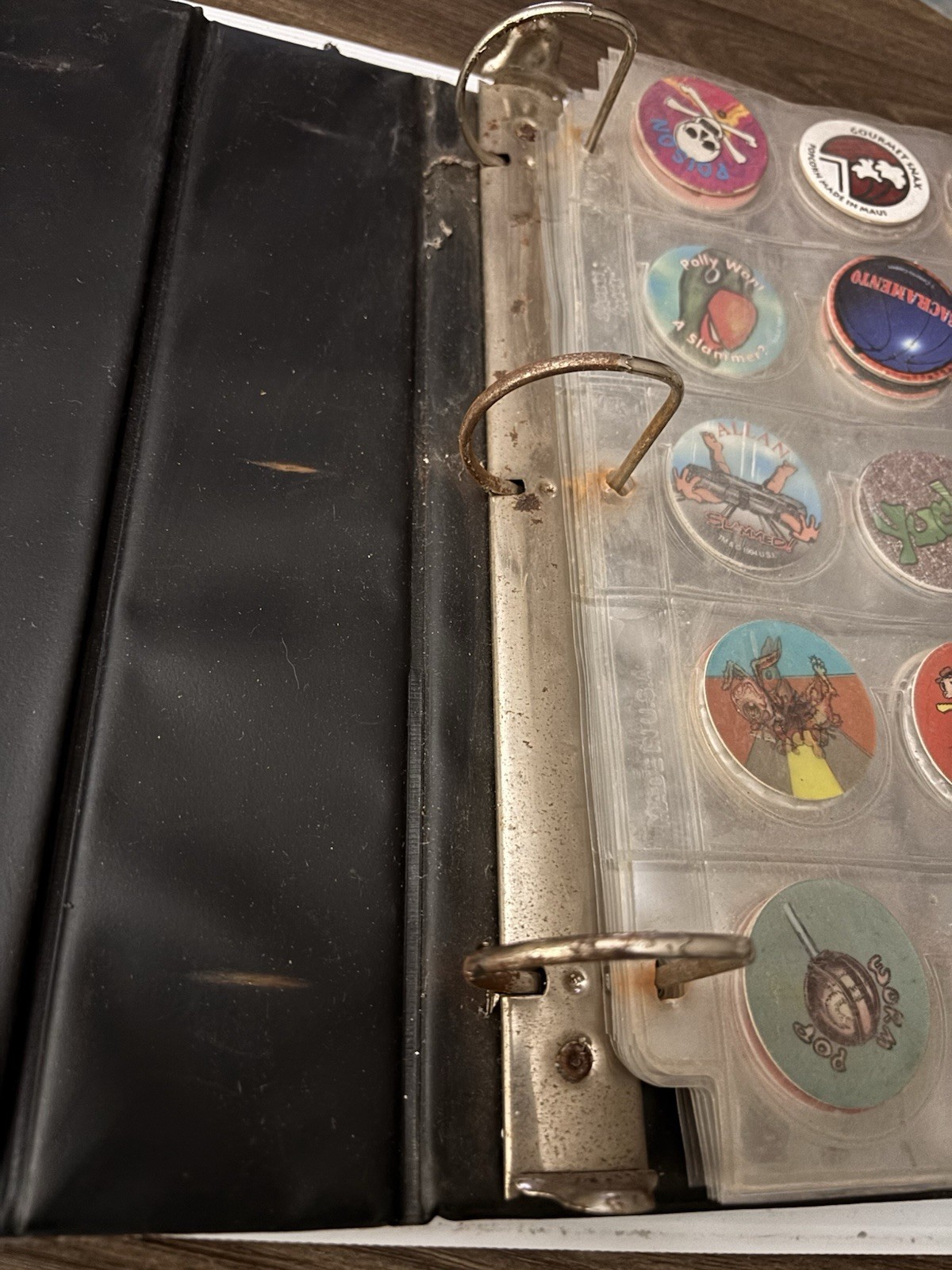 Cap Binder for Pogs 8 Pages with 135 POGs