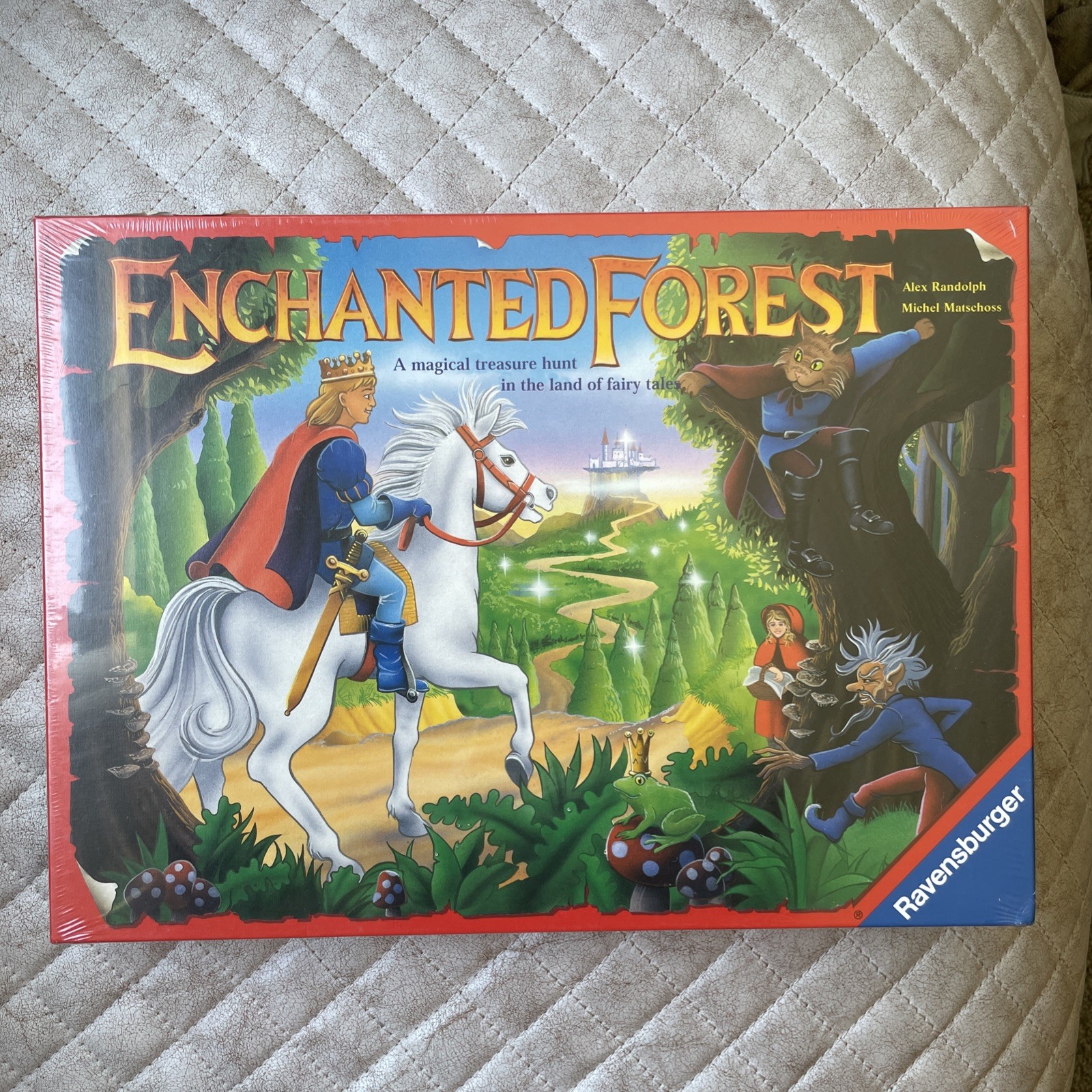 ENCHANTED FOREST Board Game 1994 Excellent Fairy Tale Treasure Hunt