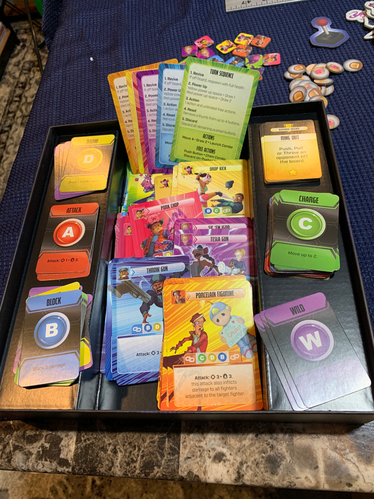 Super Punch Fighter Board Game [ Plaid Hat Games 2018 ] 100% EXCELLENT COMPLETE