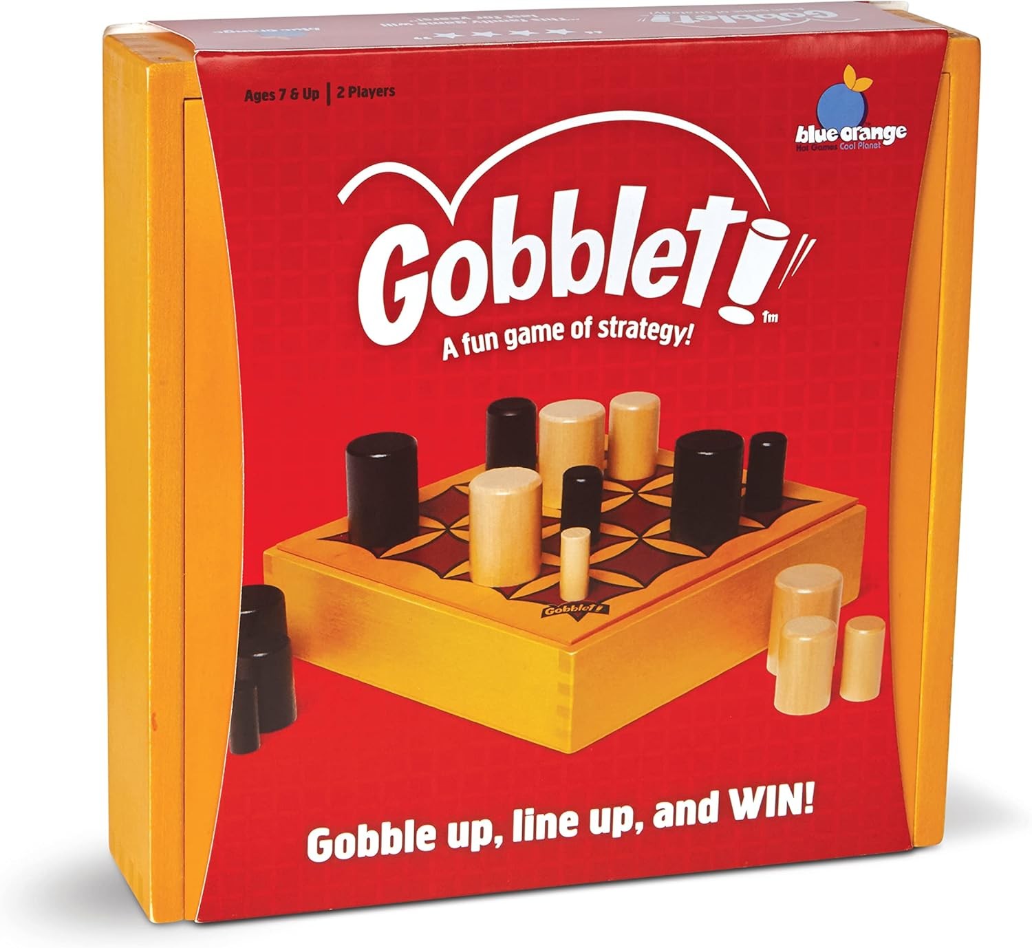 Blue Orange Games Abstract Strategy Gobblet 2 Player Board Game for Ages 7 Above