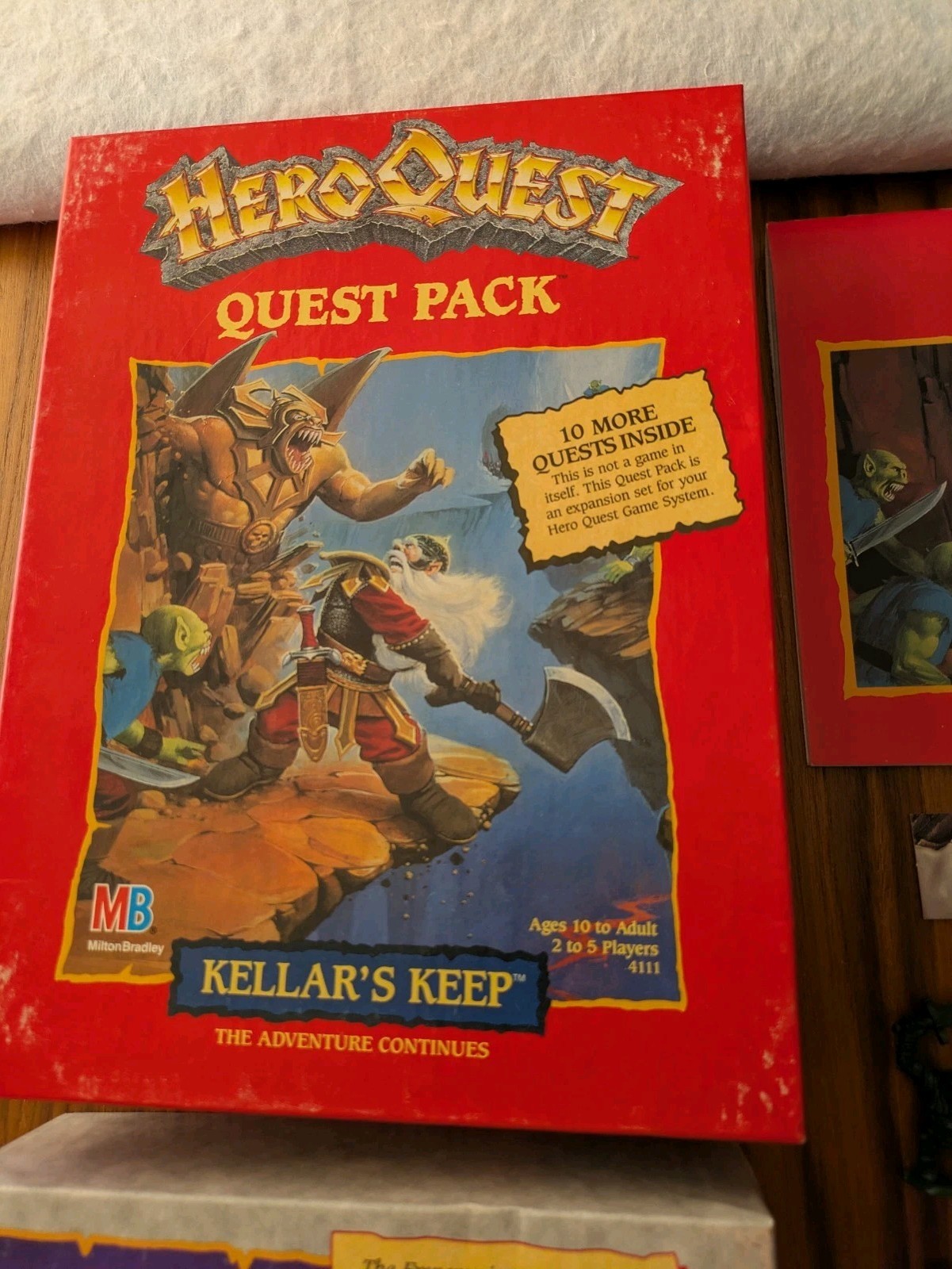 1991 Hero Quest – Kellar’s Keep – Quest Pack – COMPLETE