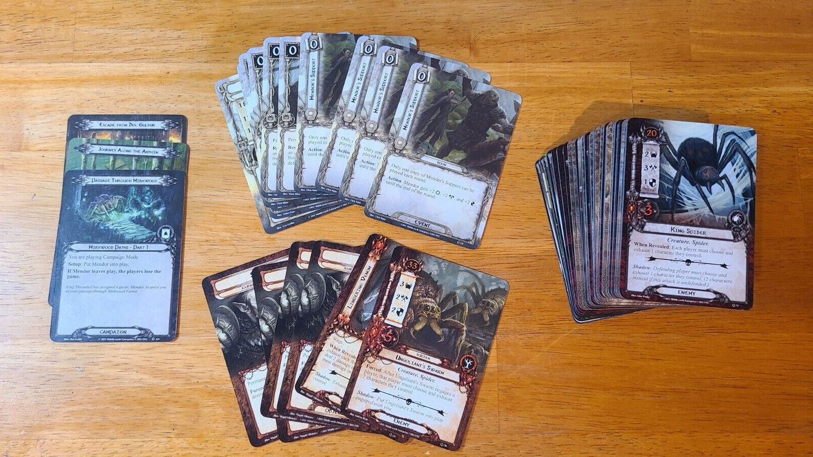 The Lord of Rings LotR Card Game LCG REVISED Core Set Boon Burden Campaign Cards
