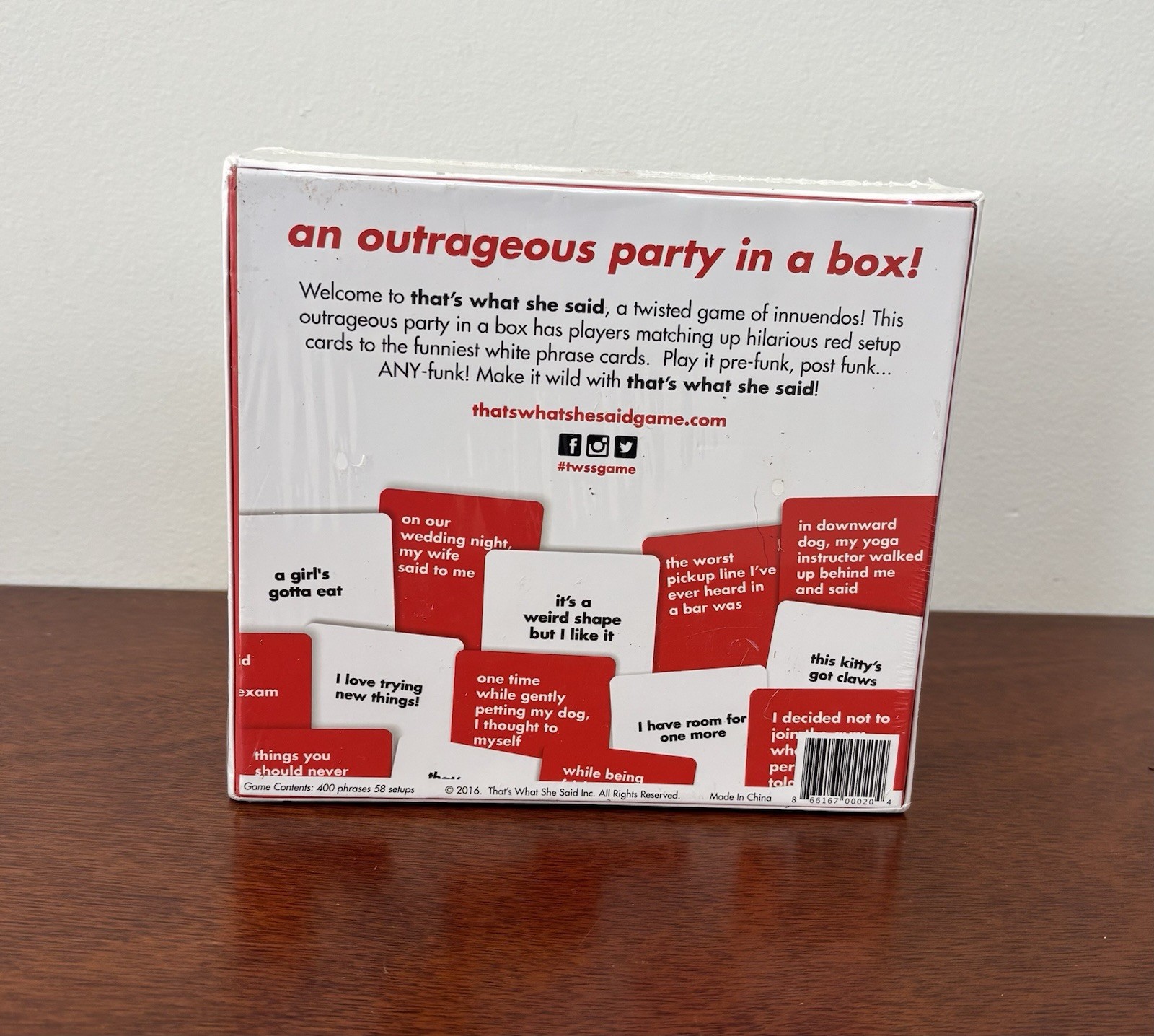 That’s What She Said: A Twisted Game of Innuendos NEW SEALED