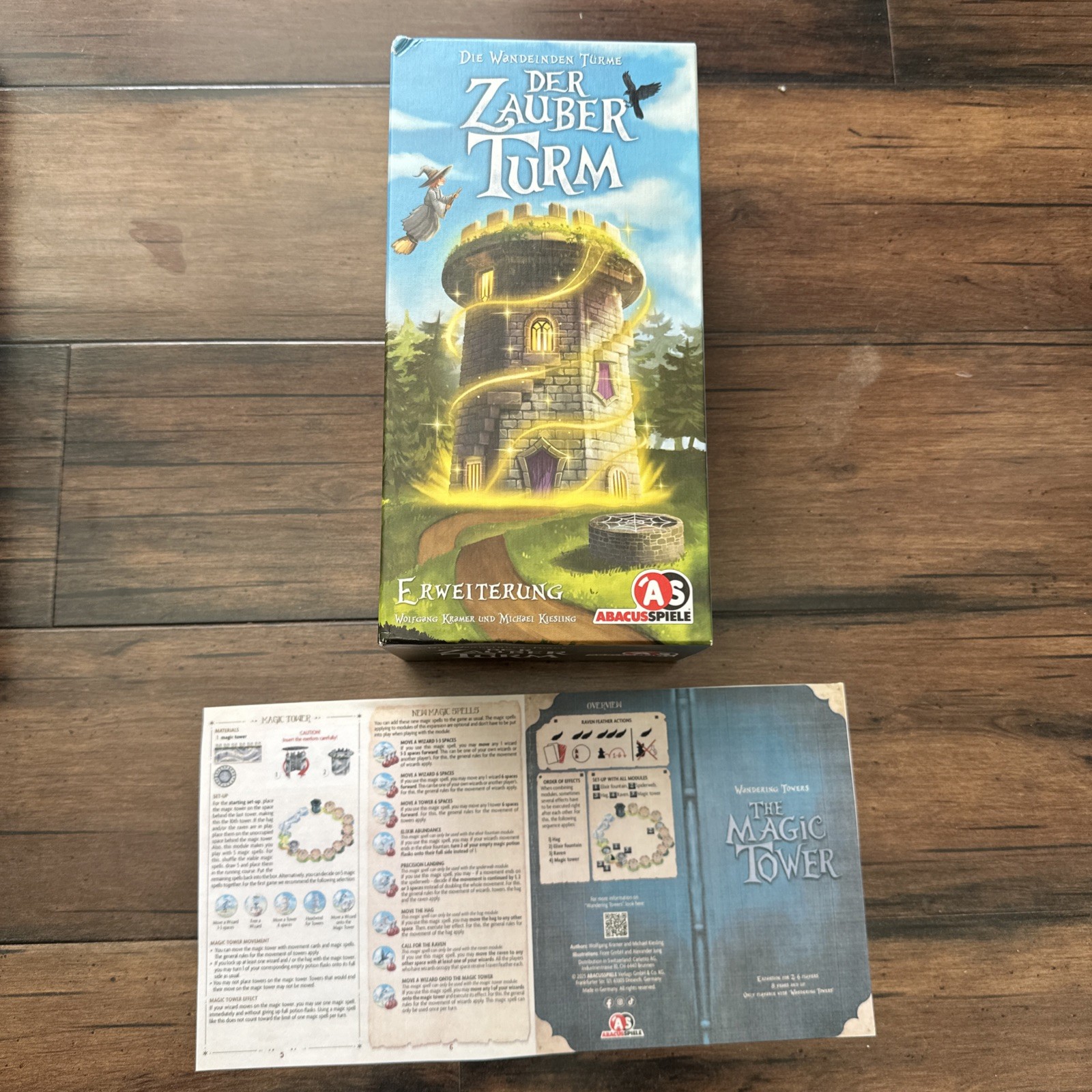 Wandering Towers Super Bundle w/ Mat, Magic Tower Exp, Sleeves, Meeple Stickers