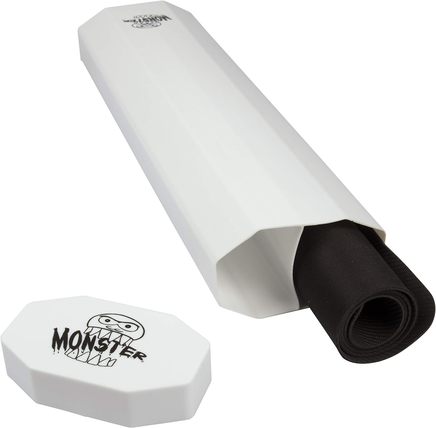 Dual Playmat Tube – Monster Protectors Prism-Shaped Play Case Holds Two Playmats