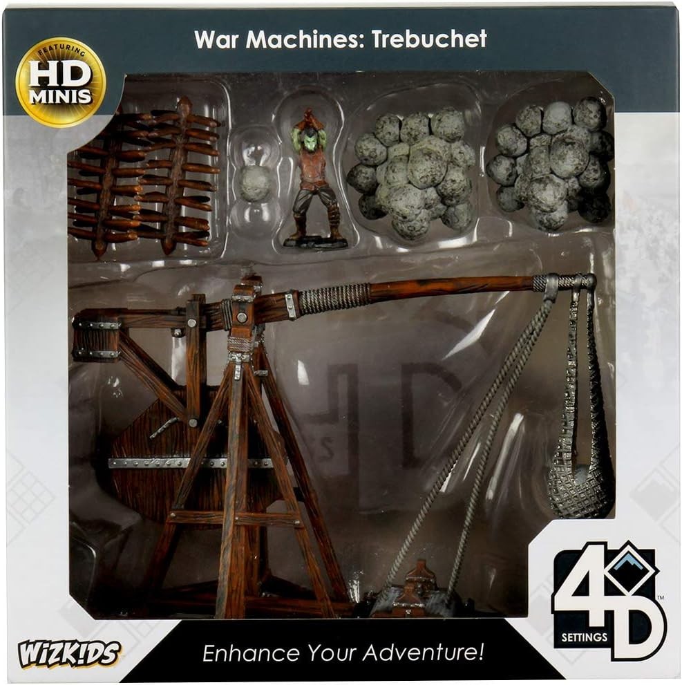 WizKids 4D Settings: War Machines – Trebuchet Brand New Sealed