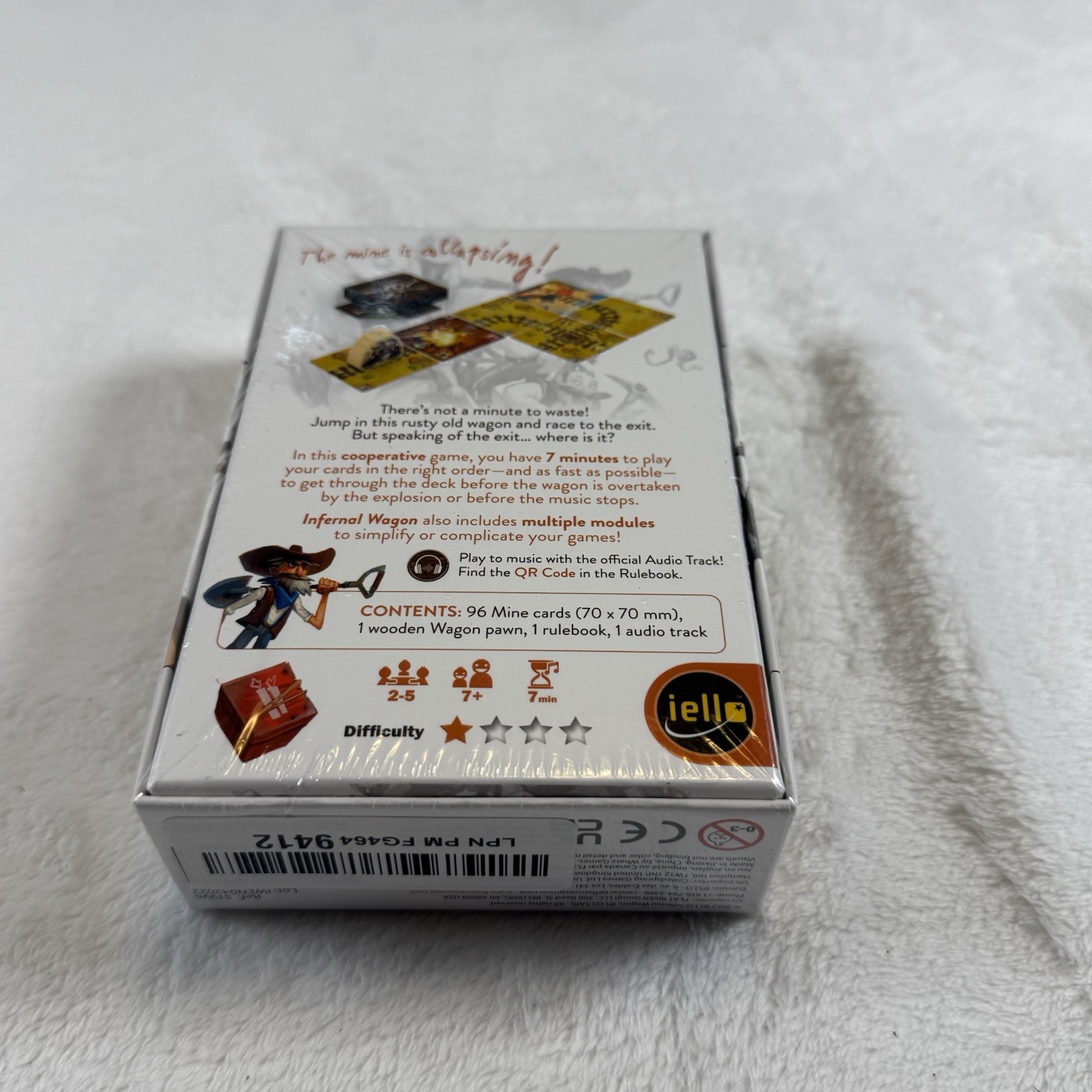 Infernal Wagon Board Game IELLO New Sealed Cooperative Card Game 2-5 Players