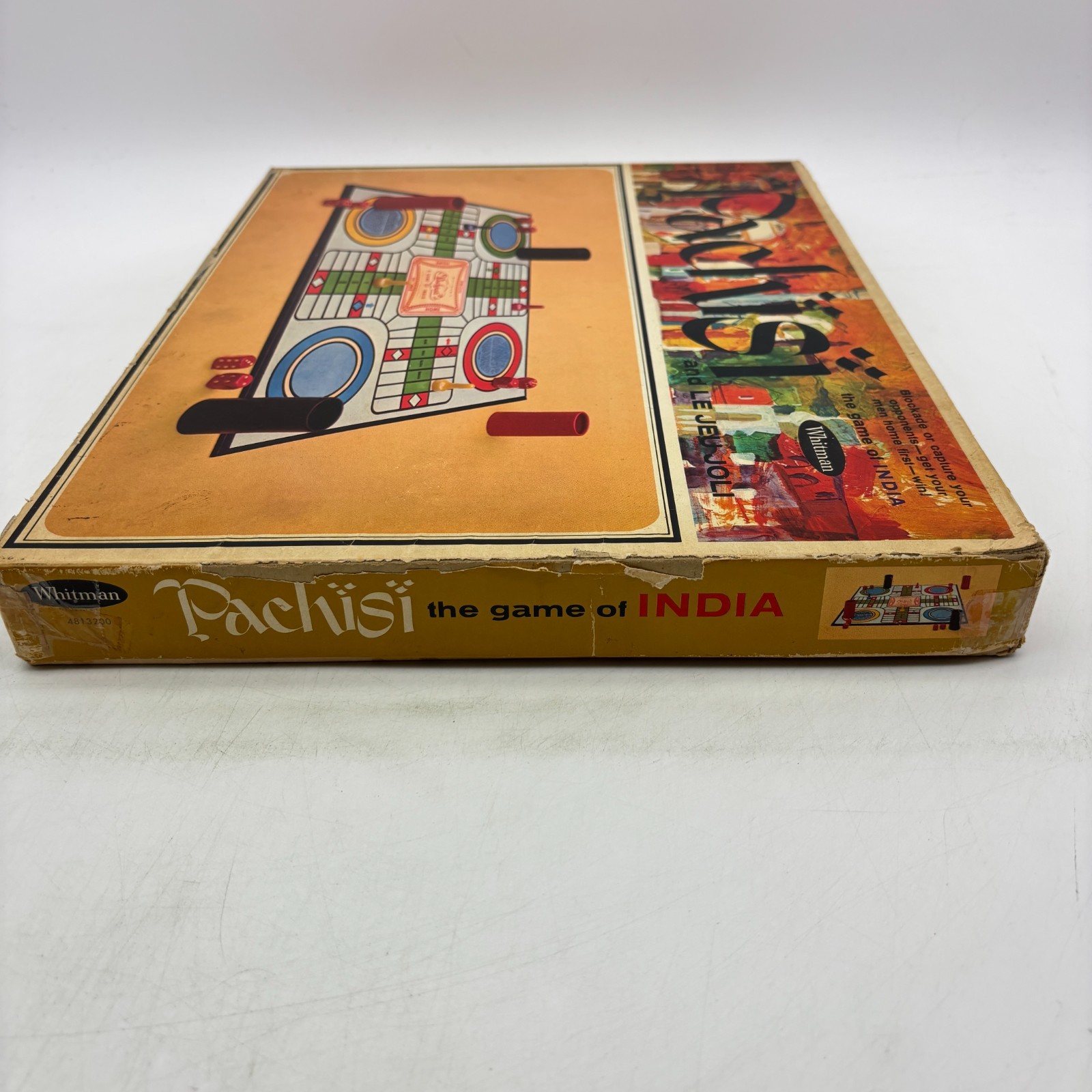 VINTAGE Pachisi and Le Jeu Joli COMPLETE Whitman 1967 Parcheesi Classic India