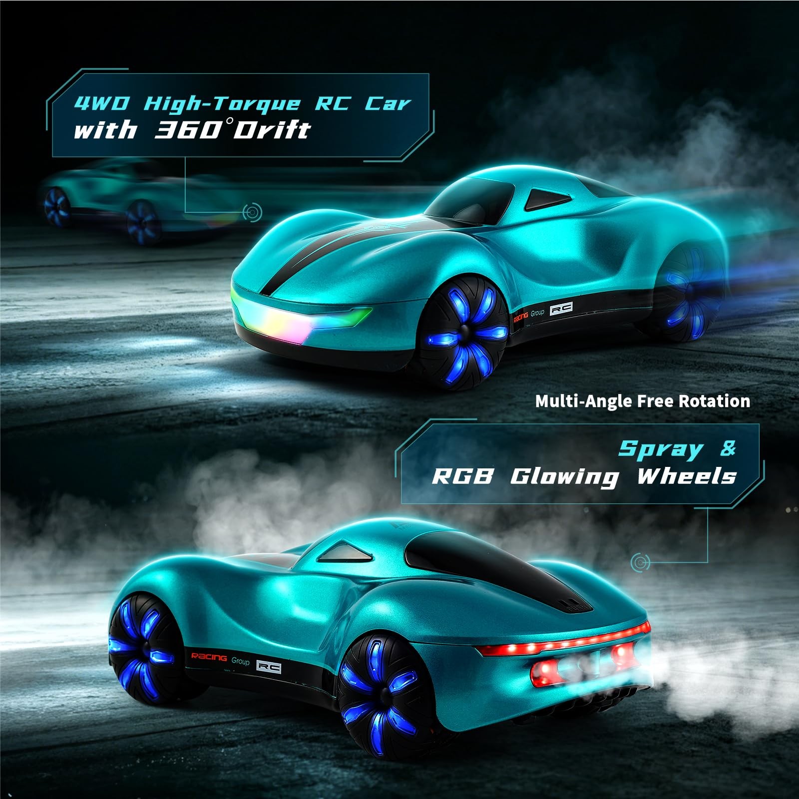 RC Stunt Car Gesture Sensing with Display Garage AEROQUEST vehicle auto OEM
