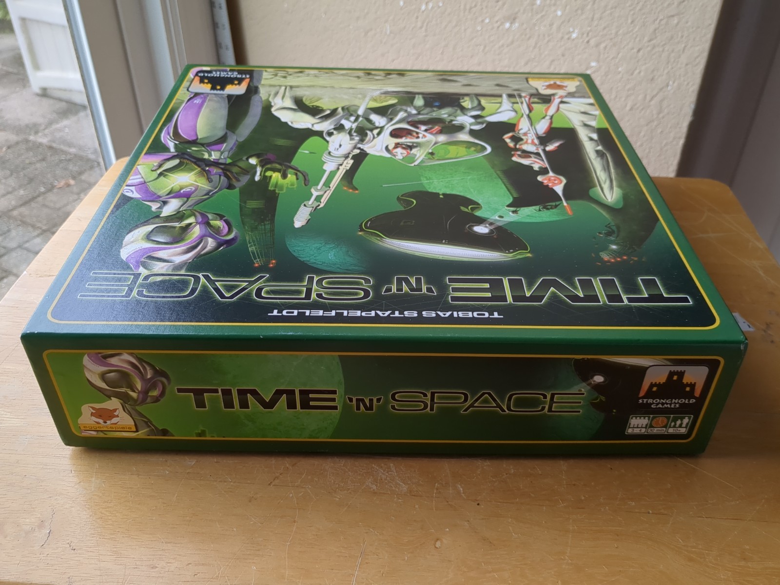 Time N Space Board Game, by Stronghold Games, Tobias Stapelfeldt, 2013