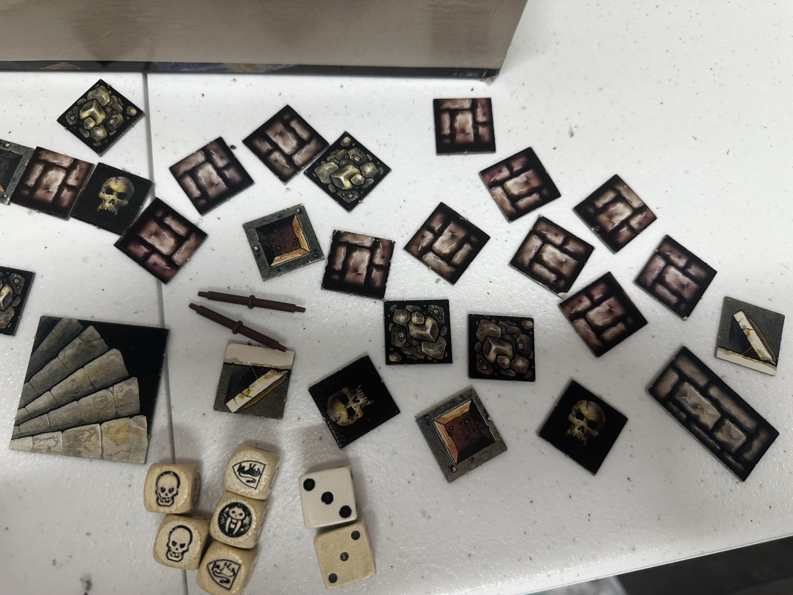 Original 1990 Milton Bradley HeroQuest Game System – Incomplete Lot Starter Set