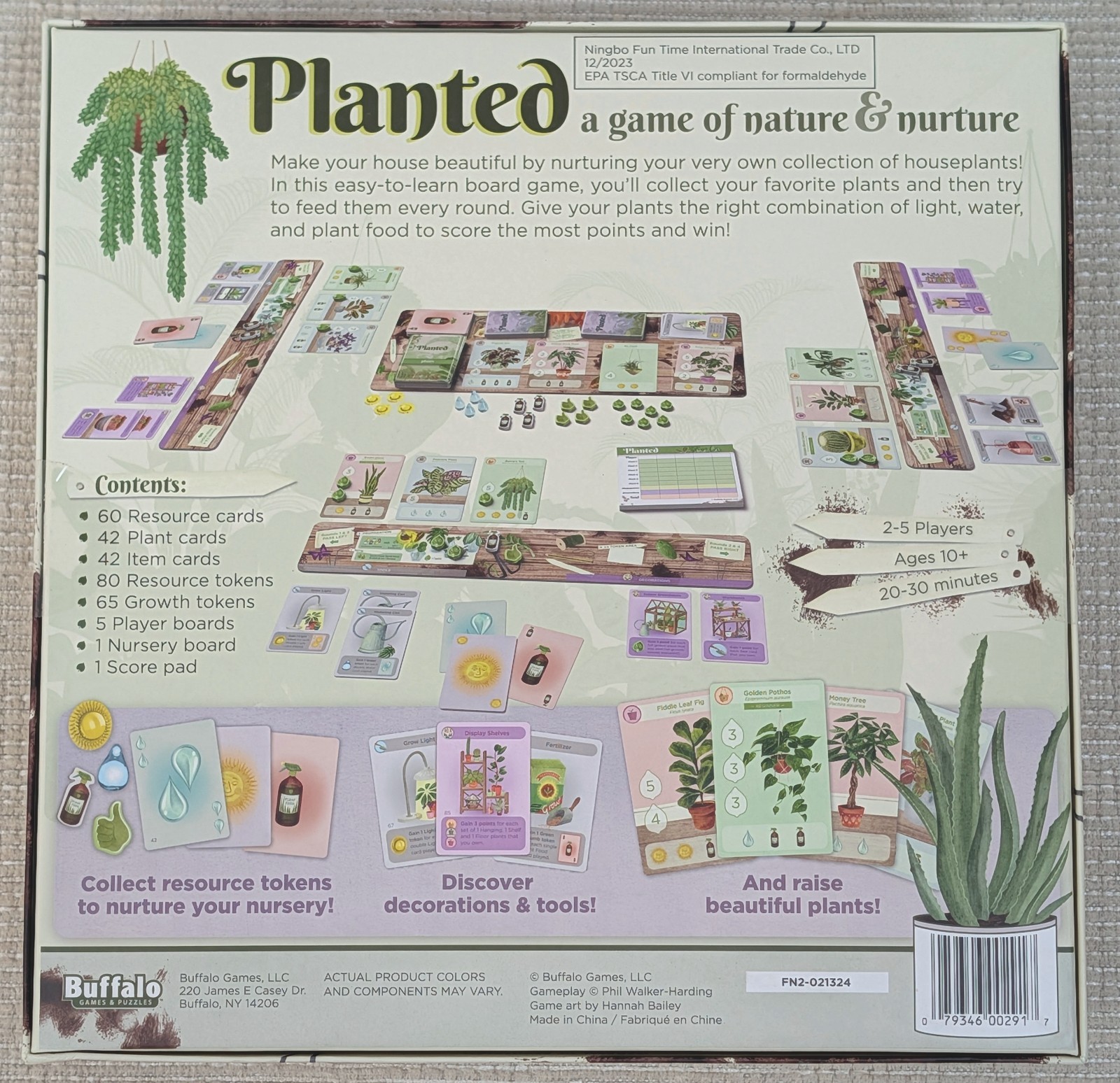 Planted A Game Of Nature & Nurture Buffalo Games Board Game BRAND NEW and SEALED