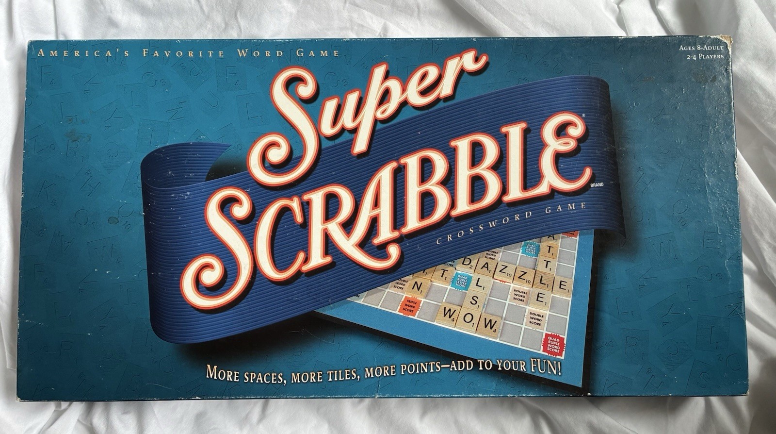 Super Scrabble Board Game 200 Tiles Complete