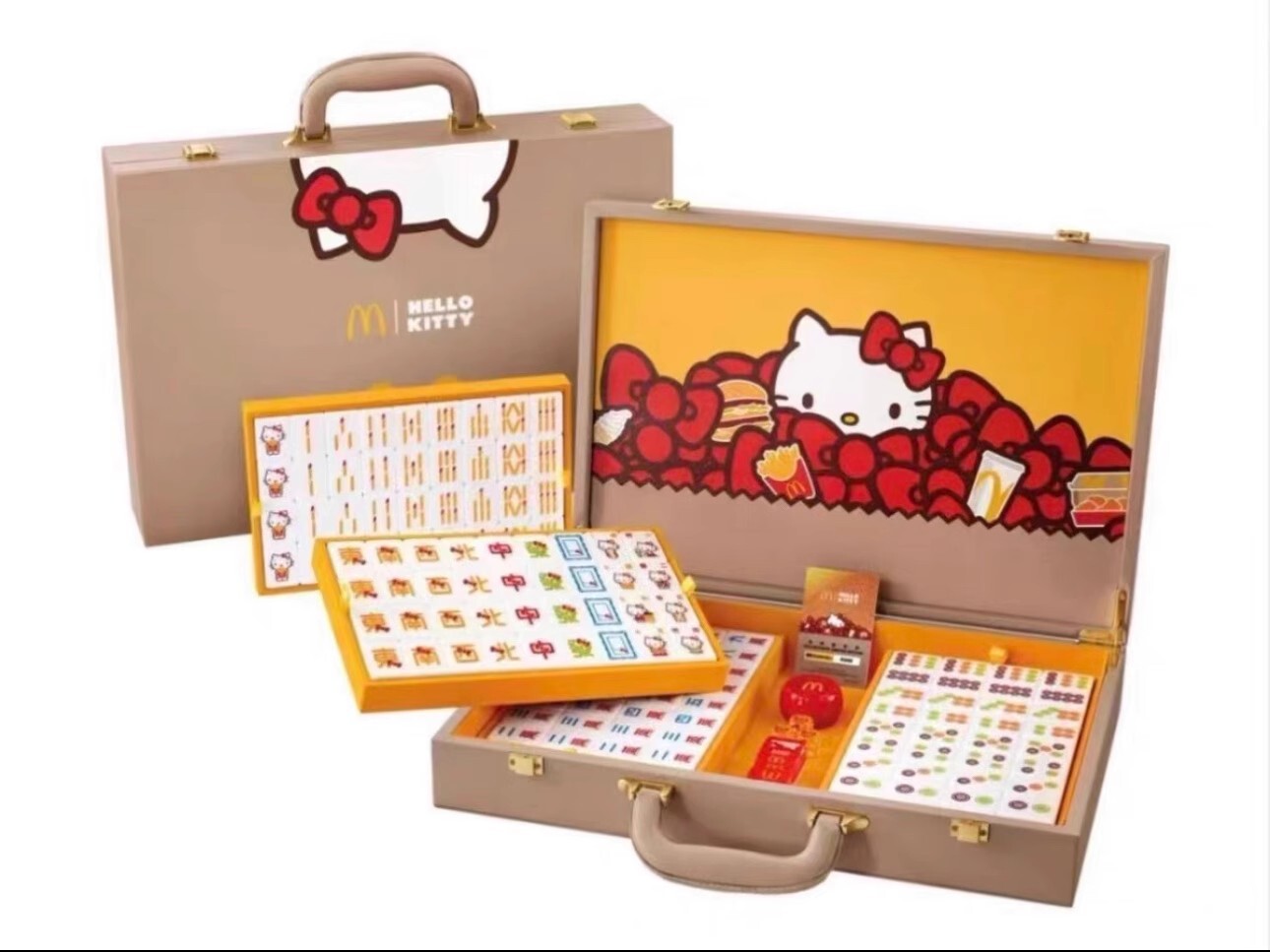 Sanrio Hello Kitty Mahjong gift Set McDonalds Hong Kong 2024 Limited Edition