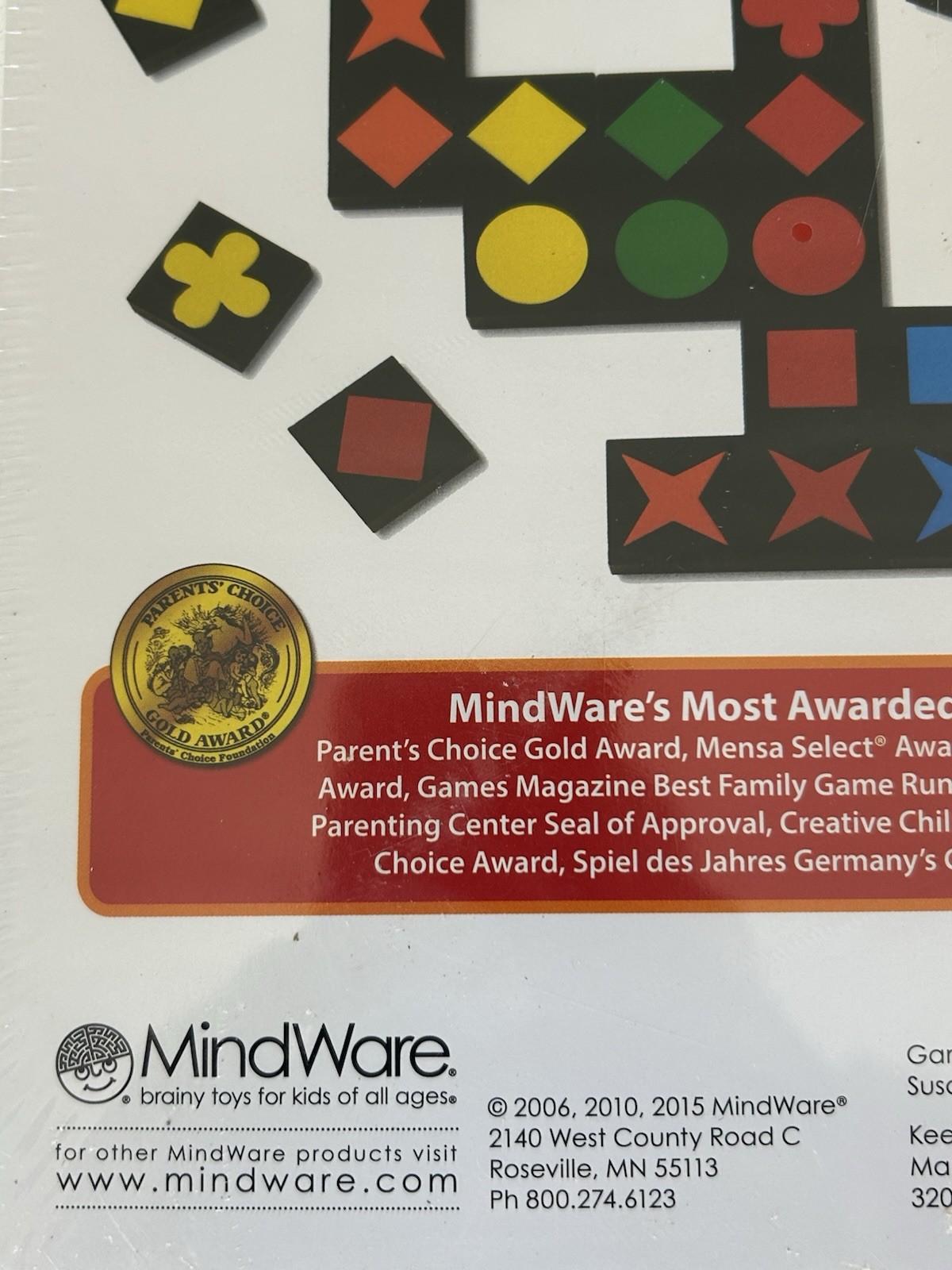 NEW Qwirkle Board Game MindWare Wooden Tiles Sealed Complete Family Game Mensa