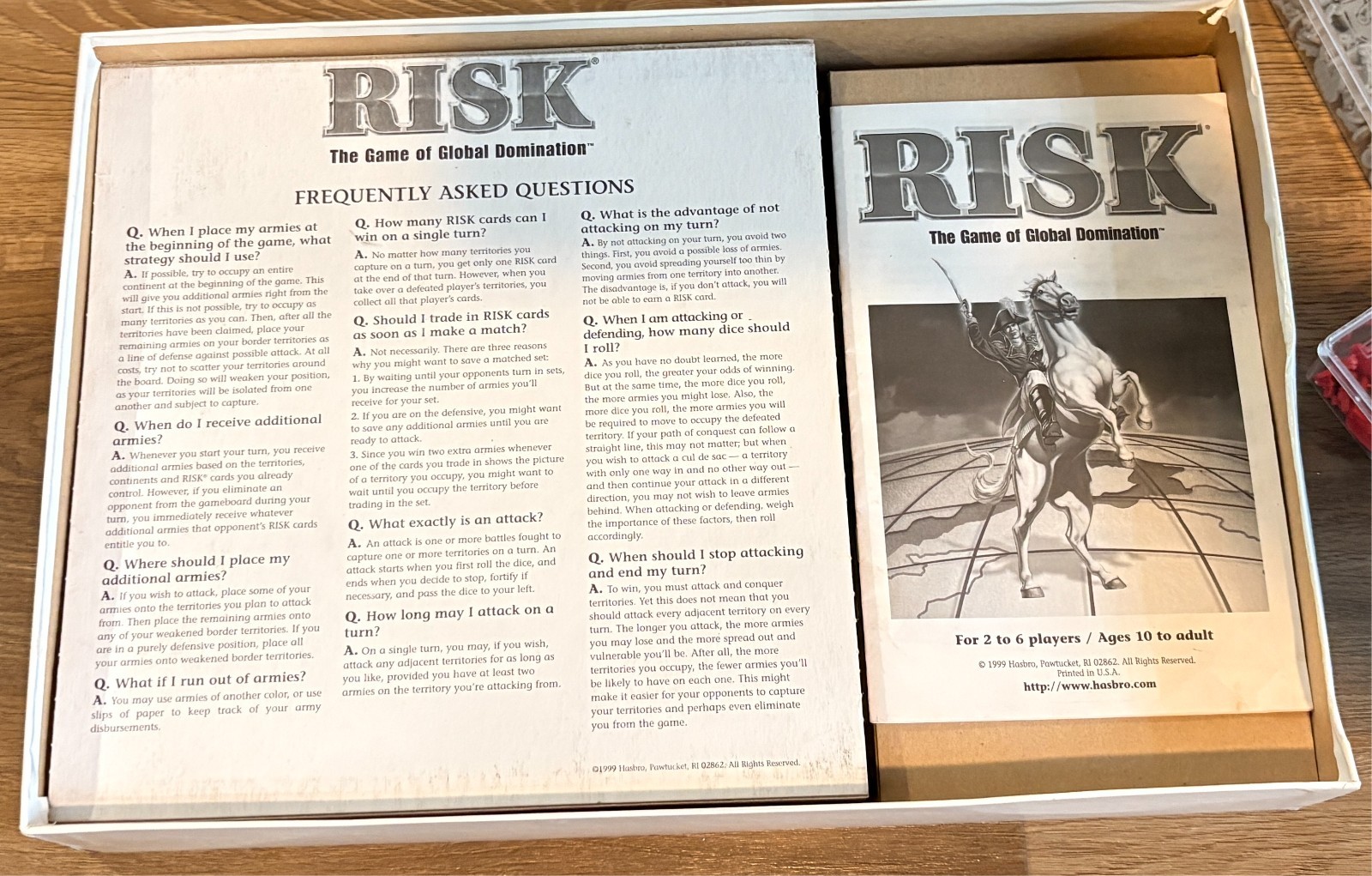 RISK 1998 The Board Game of Global Domination 100% complete Very Nice!