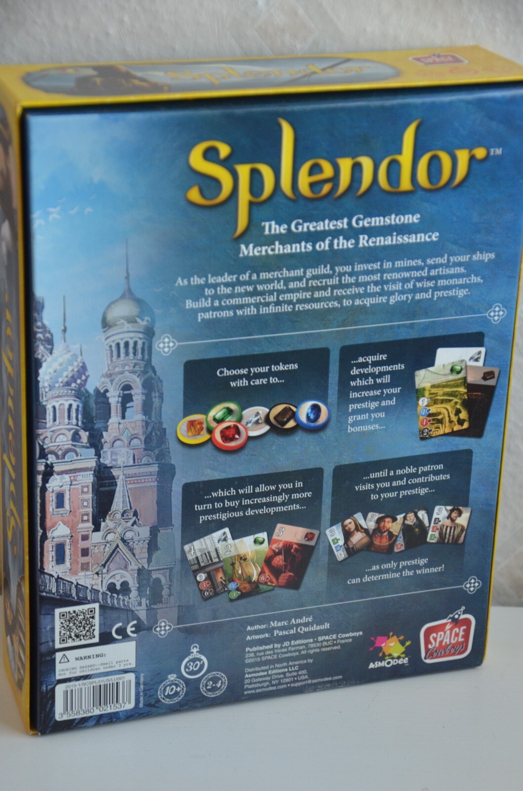 Splendor: The Greatest Gemstone Merchants of the Renaissance Game new open box