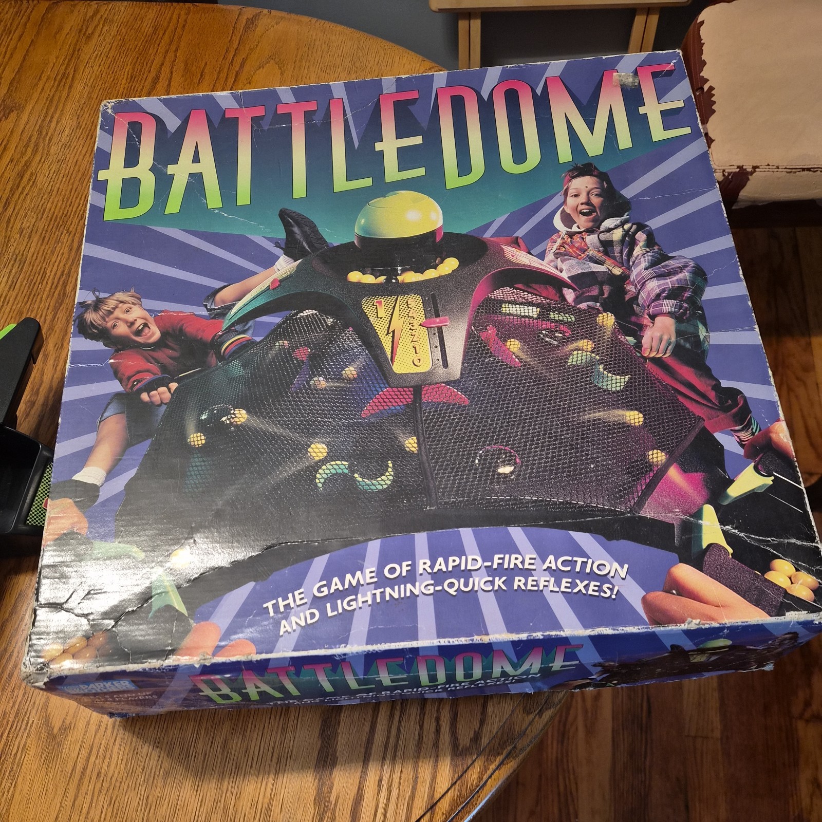 Vintage Battledome Game Parker Brothers 1995 Complete Tested Working with Box!