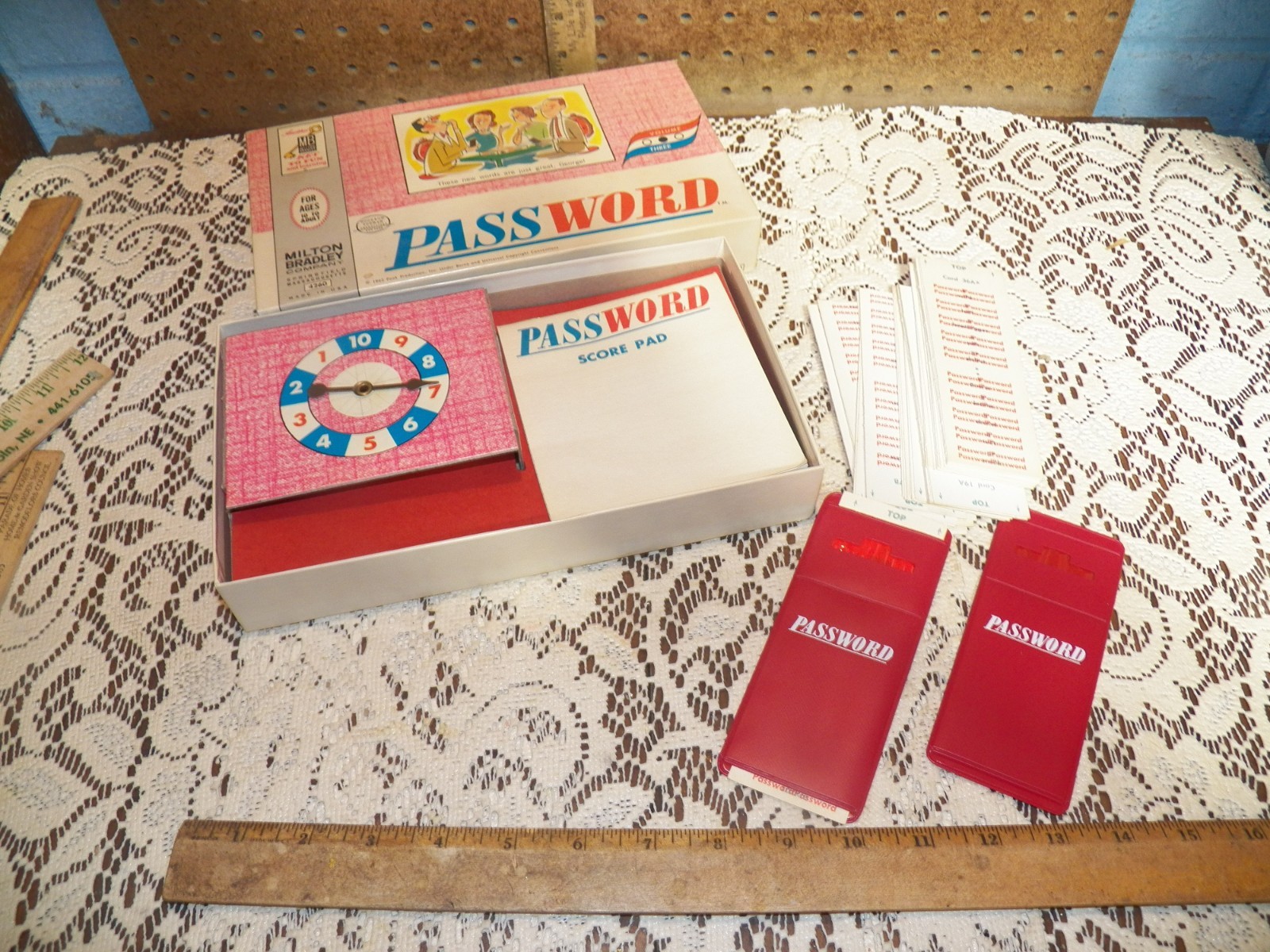 PASSWORD GAME No. 4260 by MILTON BRADLEY, 1963